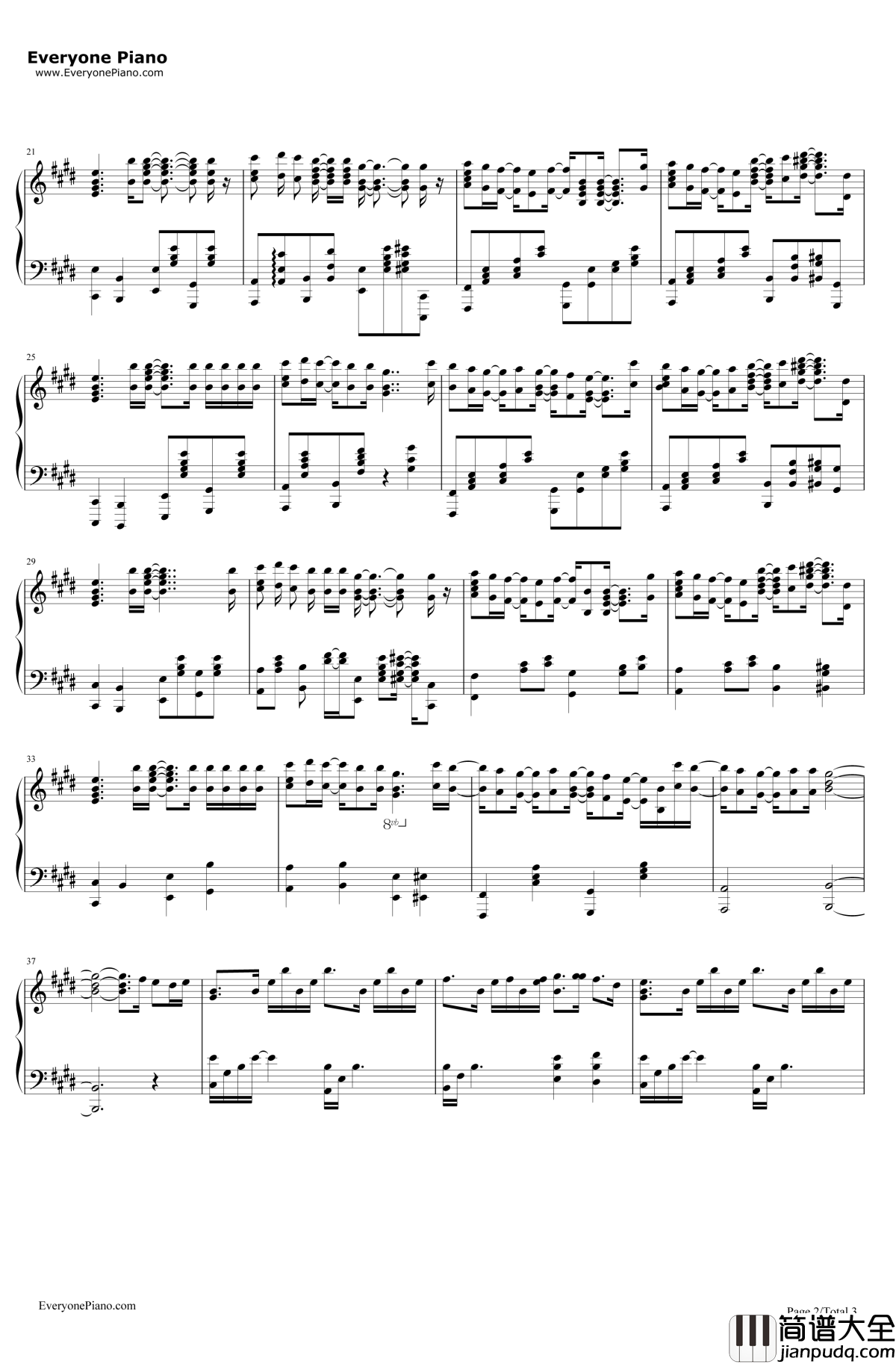 Planetes钢琴谱_EGOIST_罪恶王冠：失落的圣诞节OVA主题歌