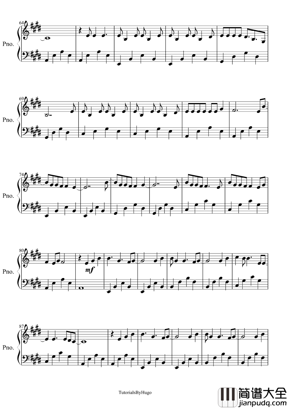 YourType钢琴谱_CarlyRaeJepsen