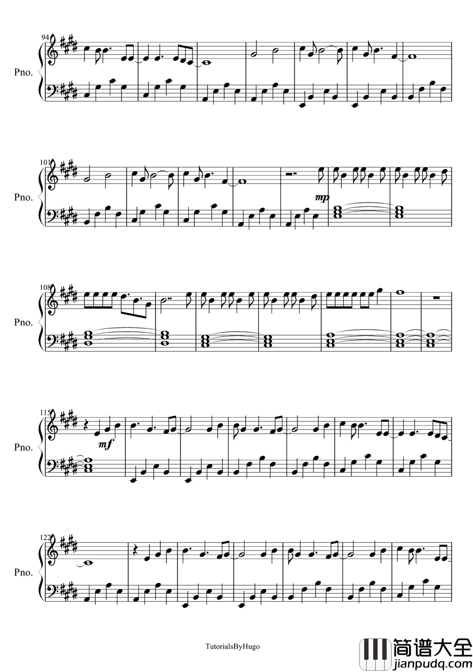 YourType钢琴谱_CarlyRaeJepsen