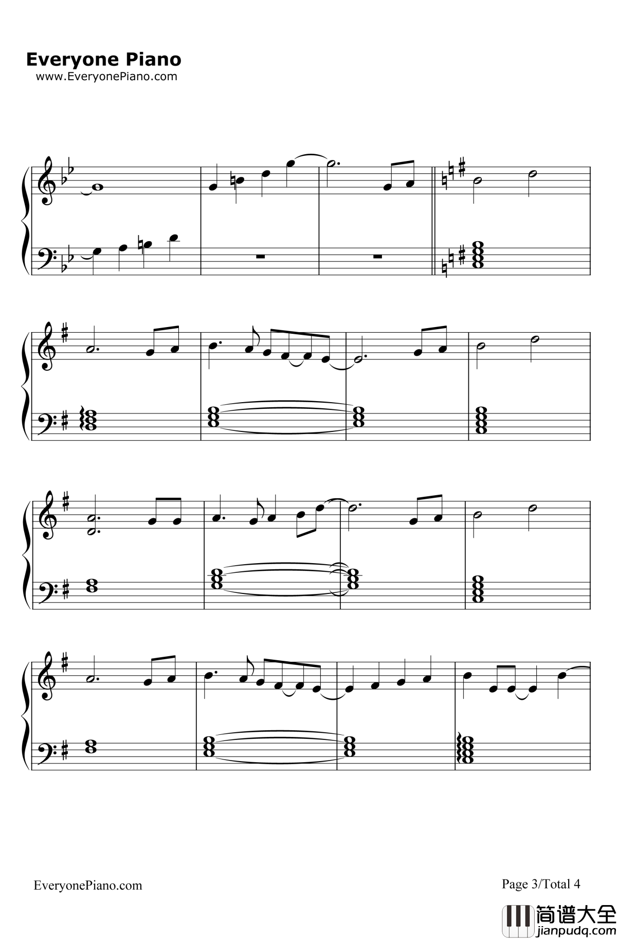 前を向いて钢琴谱_若草恵__棋魂_（ヒカルの碁）OST