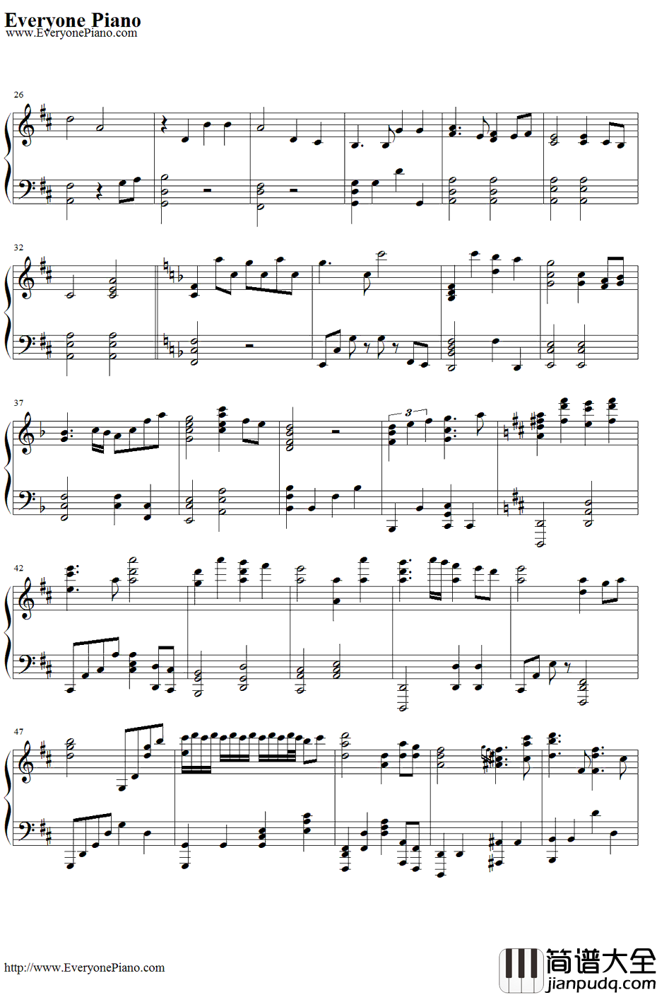 WhereAreYouChristmas钢琴谱_ThePianoGuys