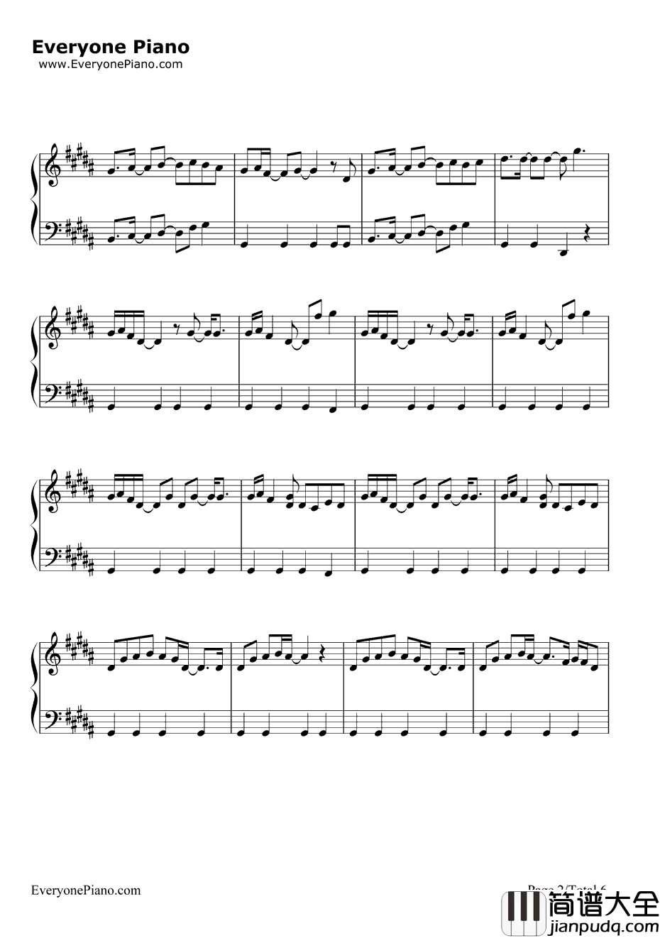 Focus钢琴谱_ArianaGrande