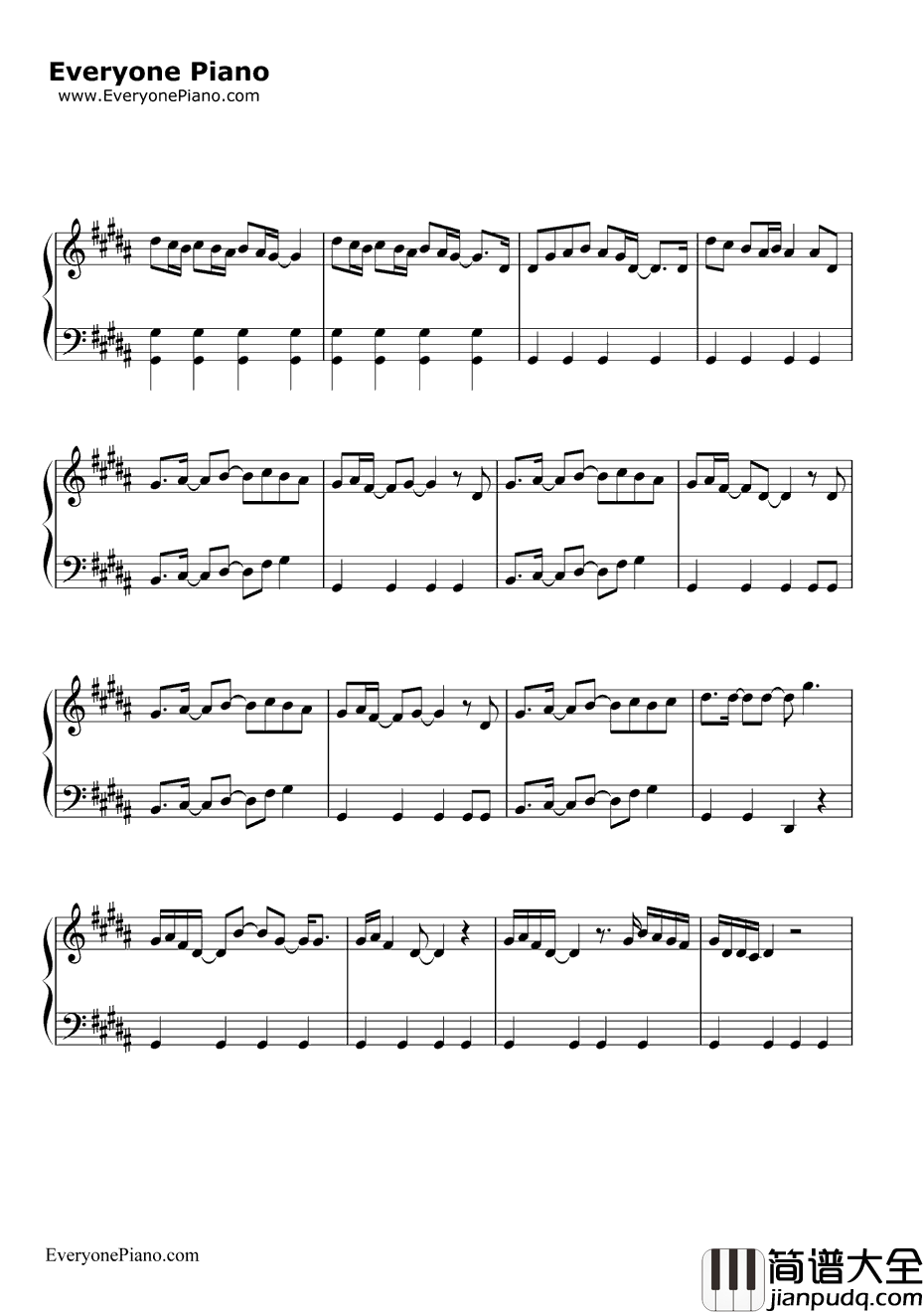 Focus钢琴谱_ArianaGrande