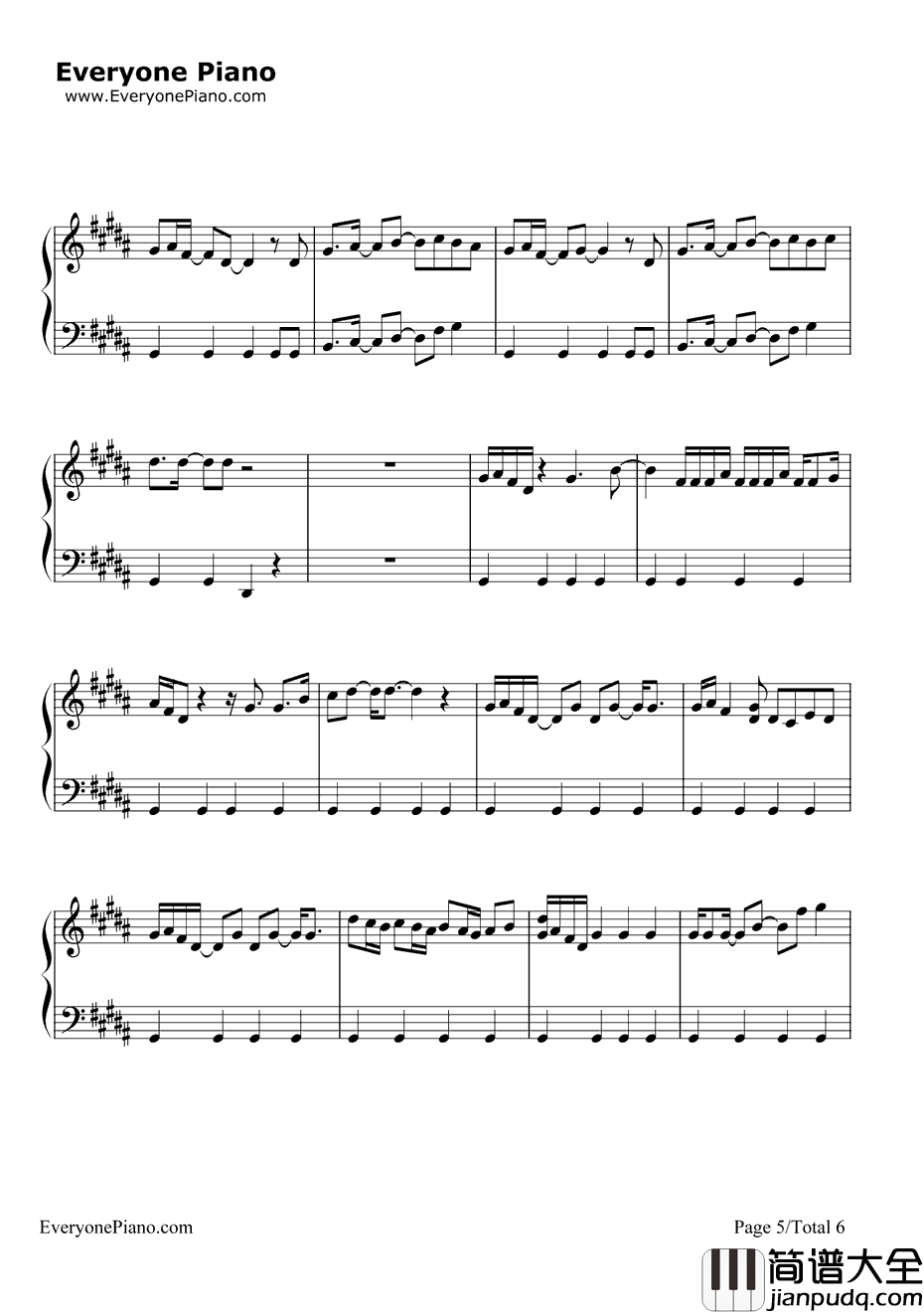 Focus钢琴谱_ArianaGrande