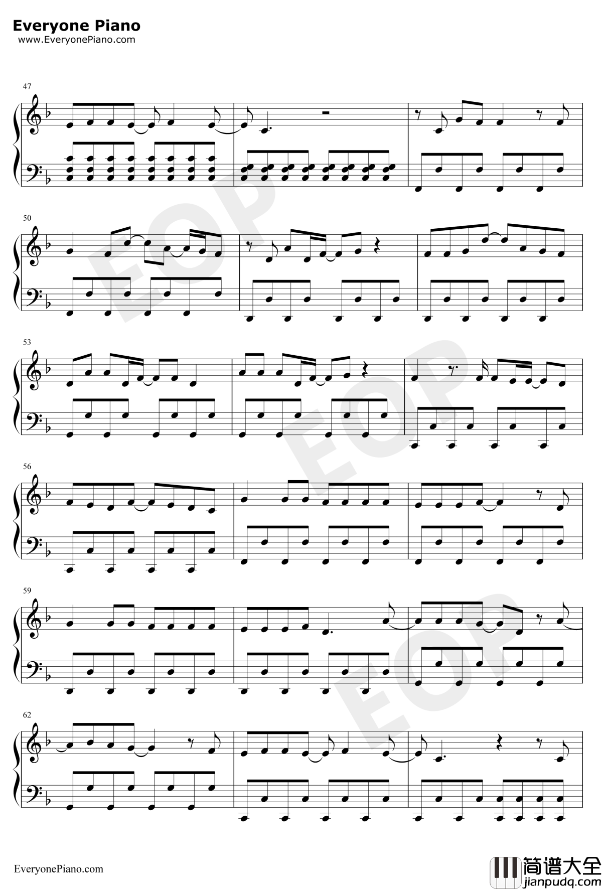 LastChristmas钢琴谱_TaylorSwift