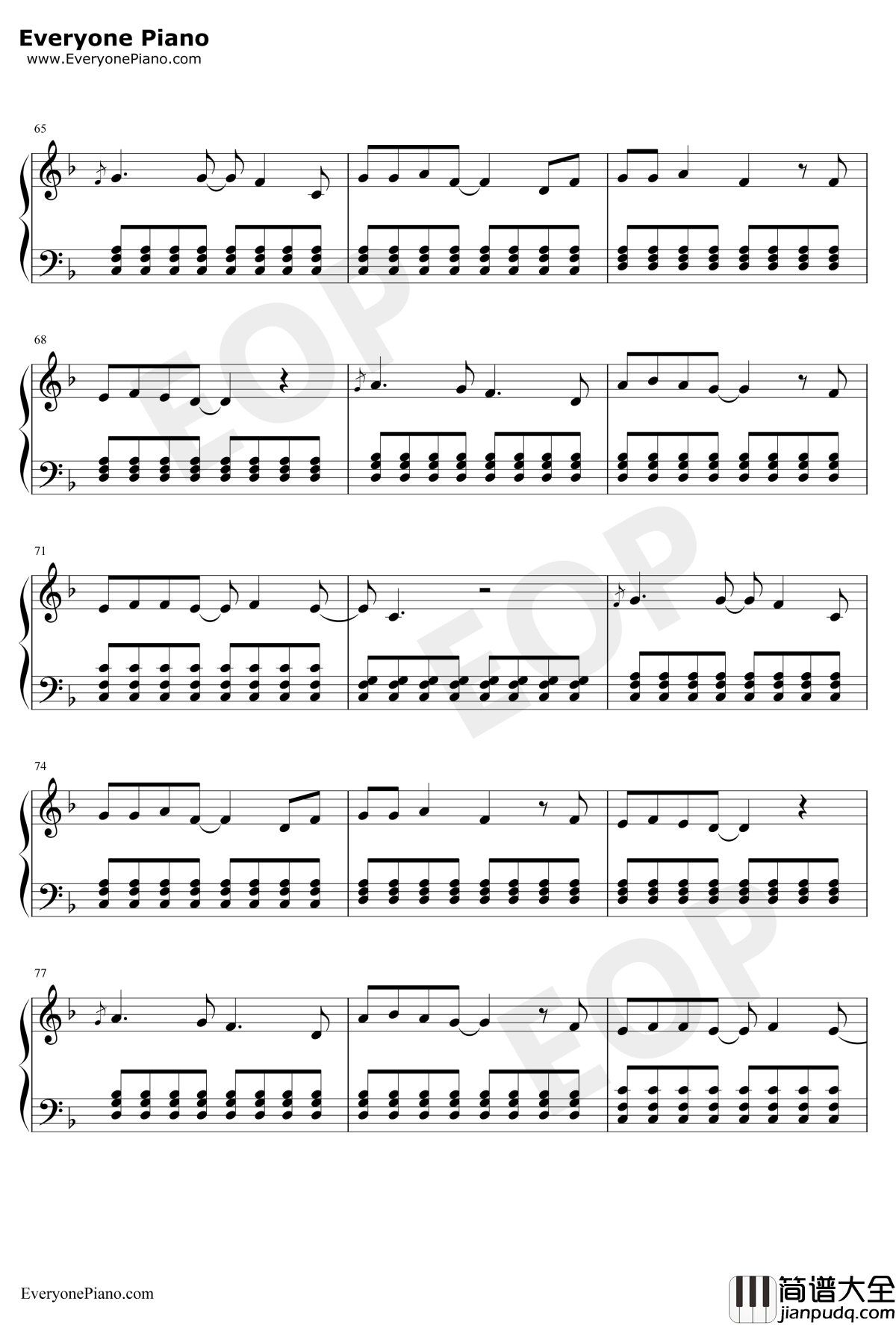 LastChristmas钢琴谱_TaylorSwift