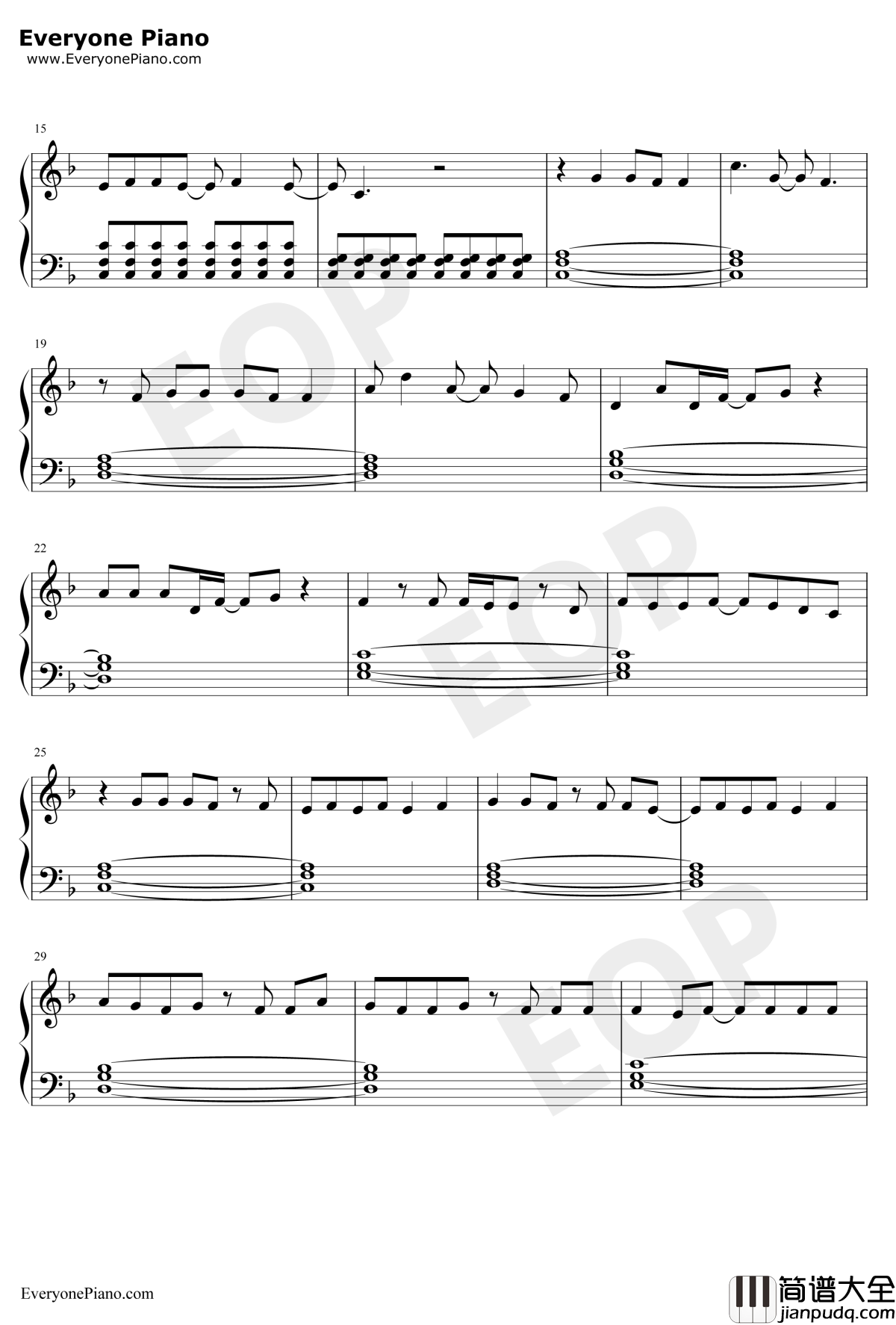 LastChristmas钢琴谱_TaylorSwift