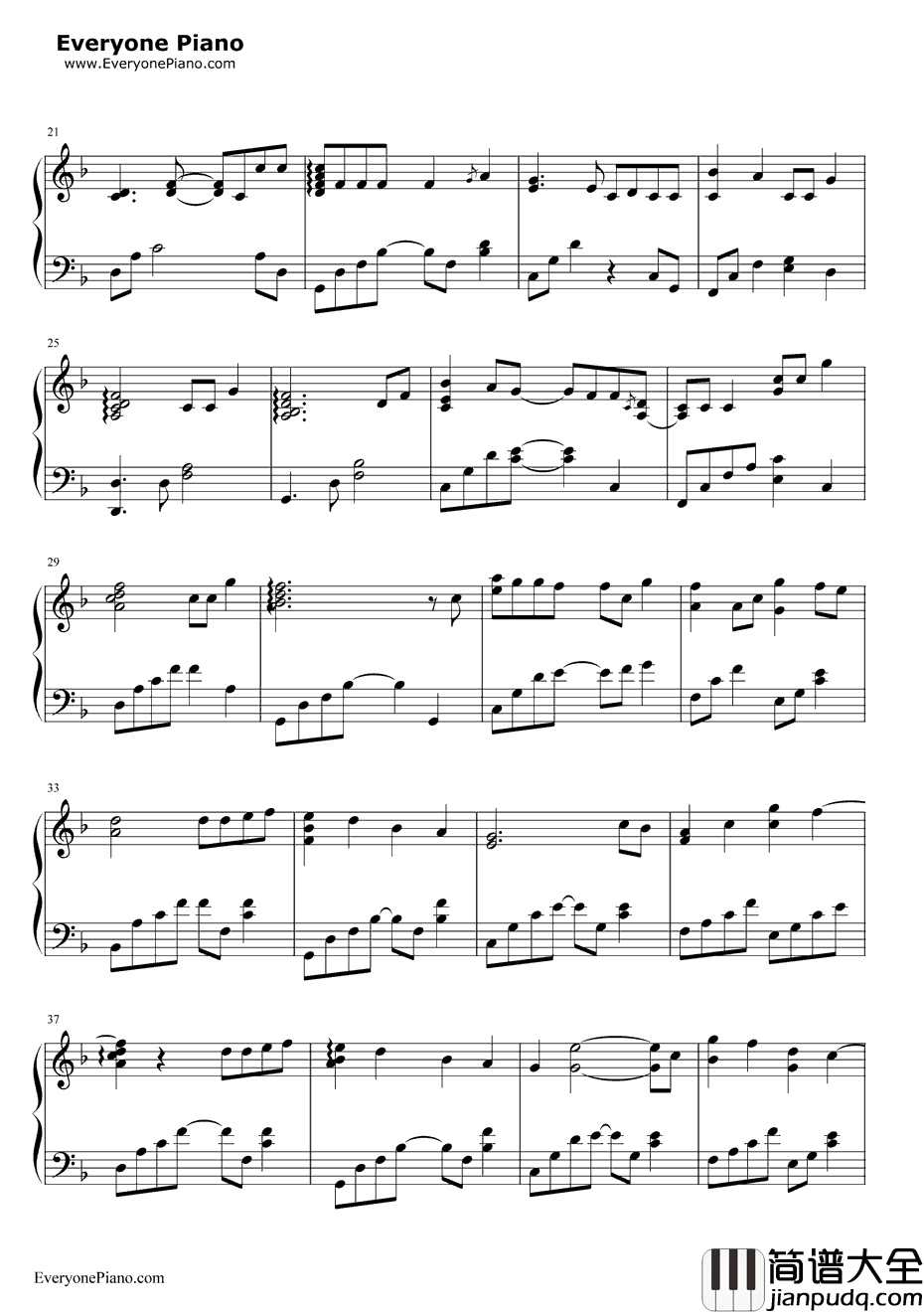 Promise钢琴谱_少女时代