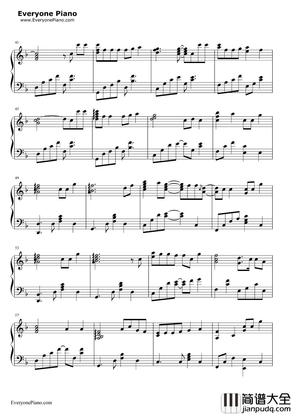 Promise钢琴谱_少女时代