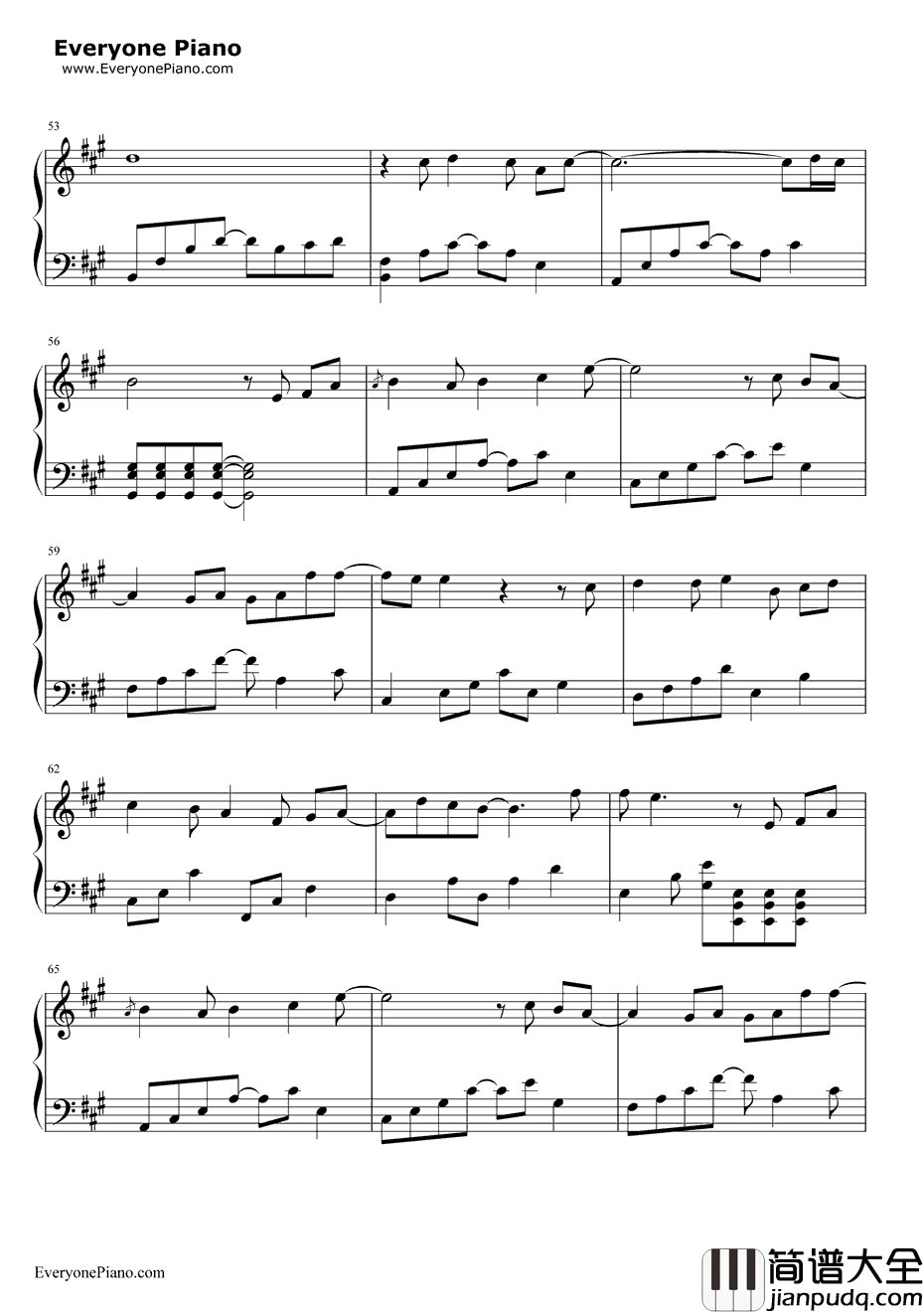 青春纪念册钢琴谱_可米小子