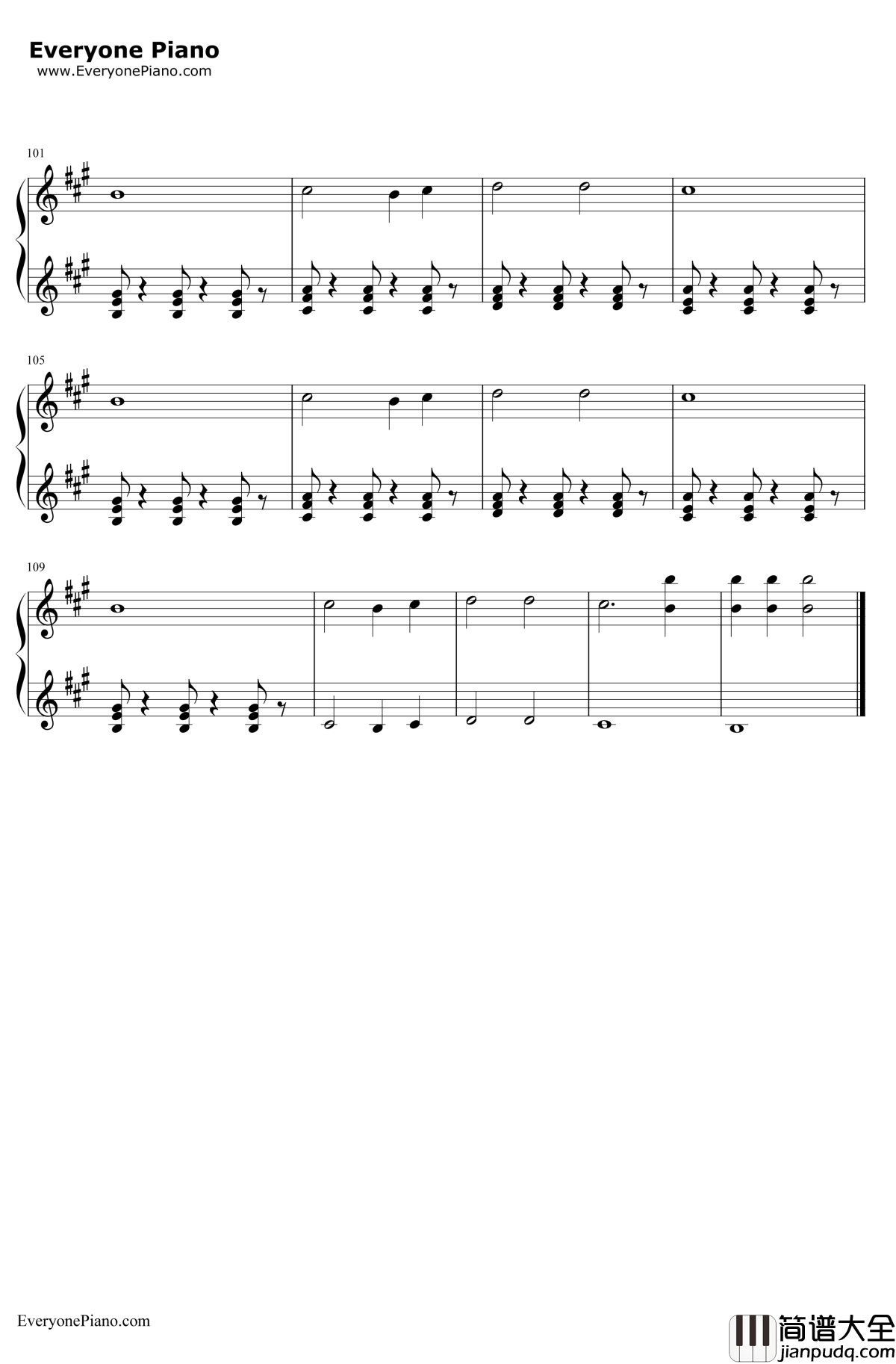 CheapThrills钢琴谱_Sia