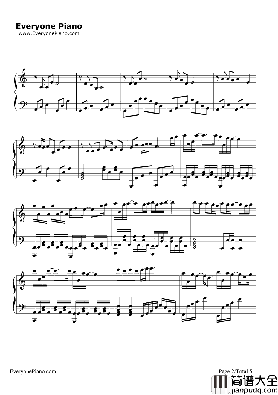 赤血长殷钢琴谱_王凯_琅琊榜插曲