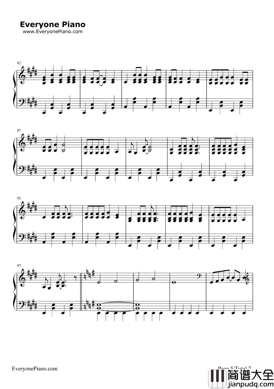 LADevotee钢琴谱_PanicattheDisco