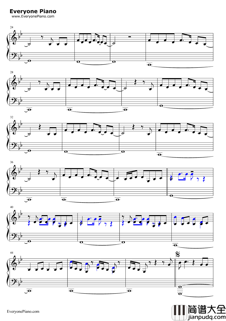 I_Miss_You钢琴谱_Adele