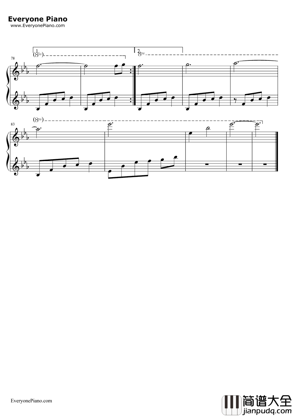 ASimpleLife钢琴谱_BrianCrain_BrianCrain_唯美小清新治愈系