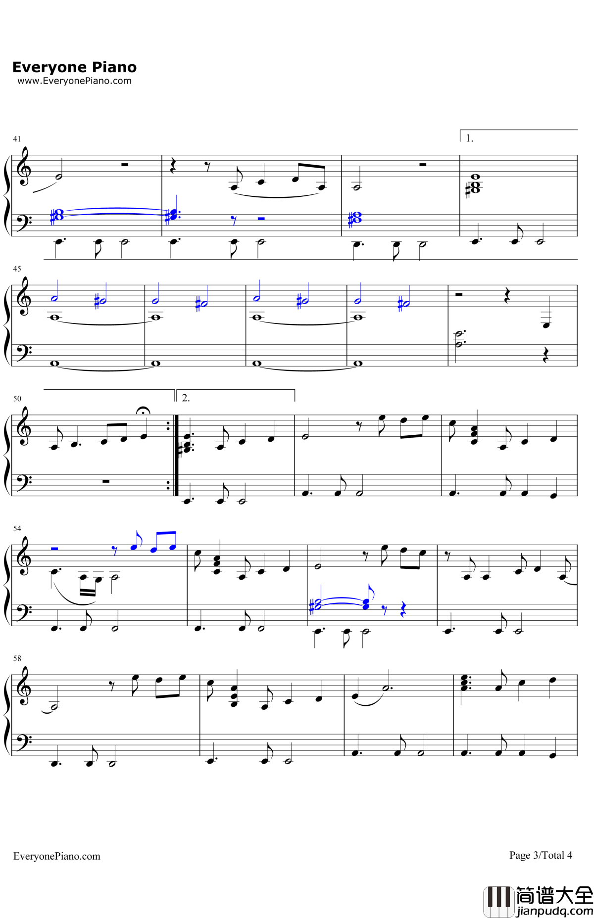 24钢琴谱_LanaDelRey