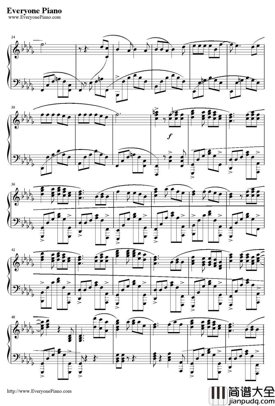 雨蝶钢琴谱_李翊君__还珠格格_片尾曲