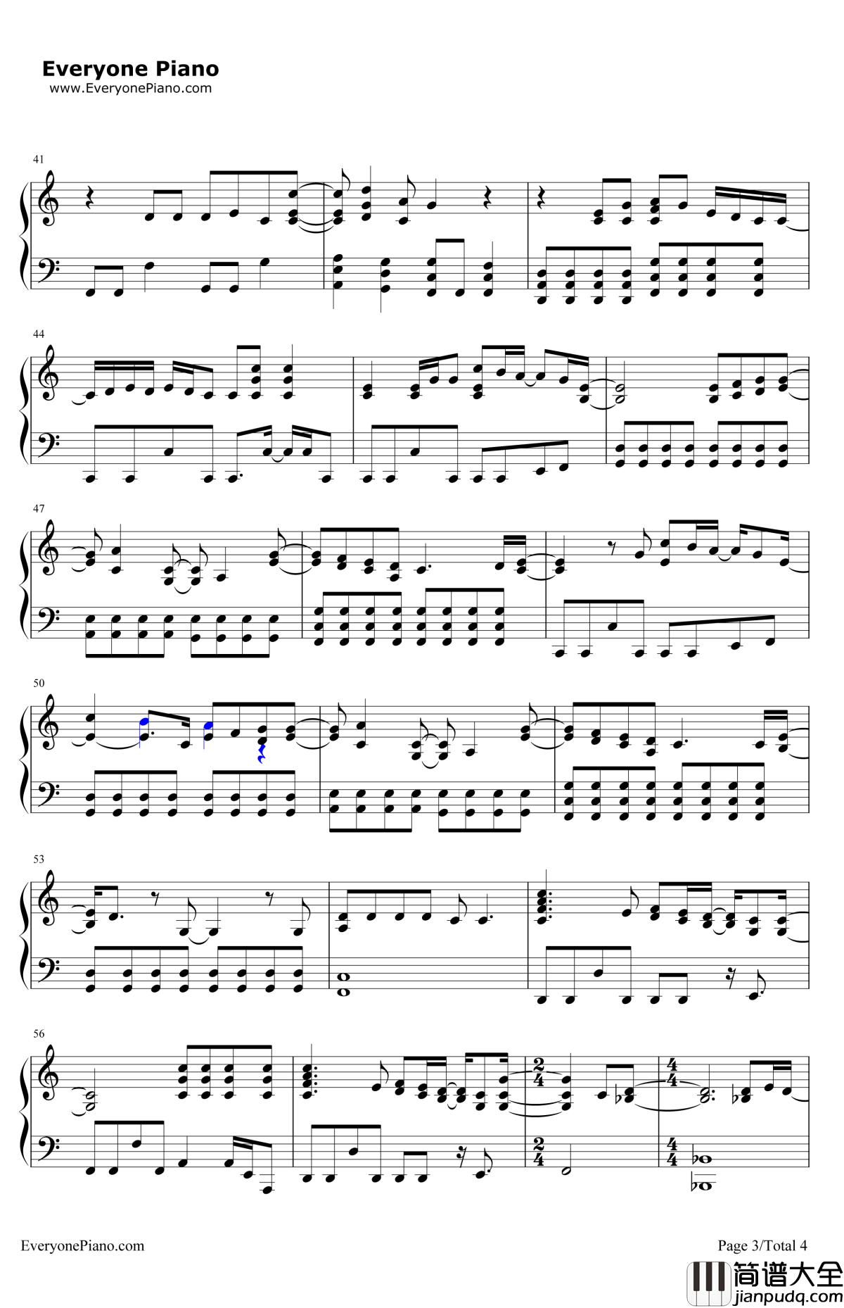 BelieveinMe钢琴谱_DemiLovato