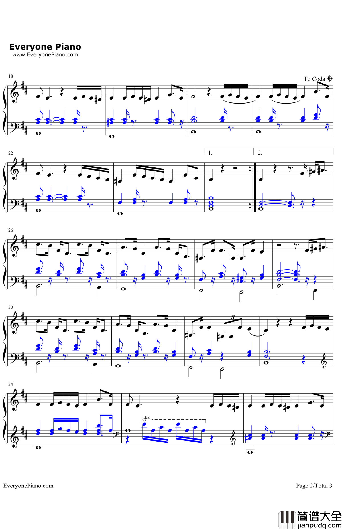 Salvatore钢琴谱_LanaDelRey