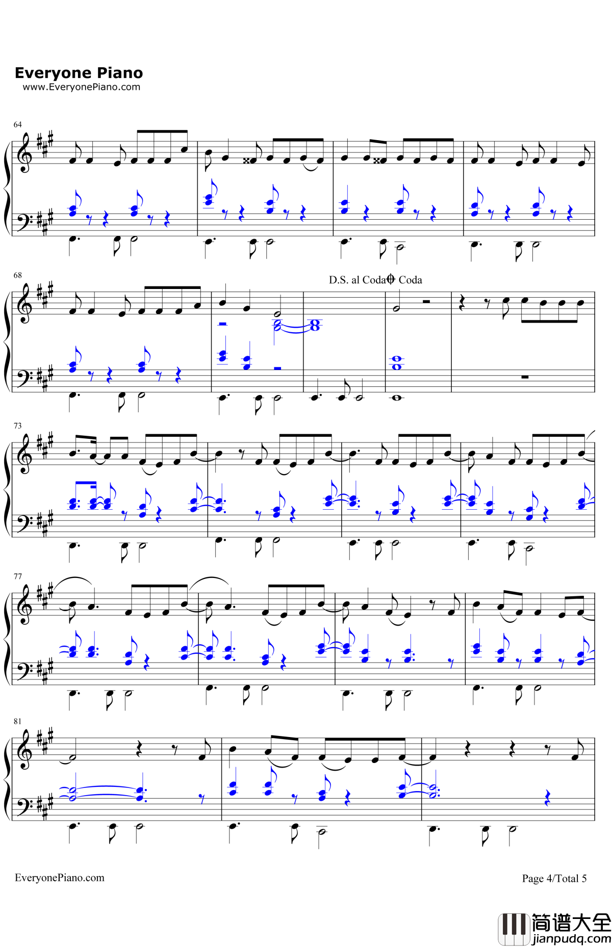 TheBlackestDay钢琴谱_LanaDelRey