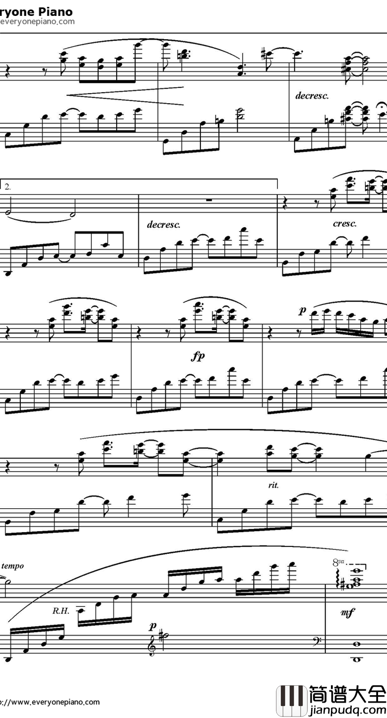 时间都去哪儿了钢琴谱_王铮亮__私人订制_插曲