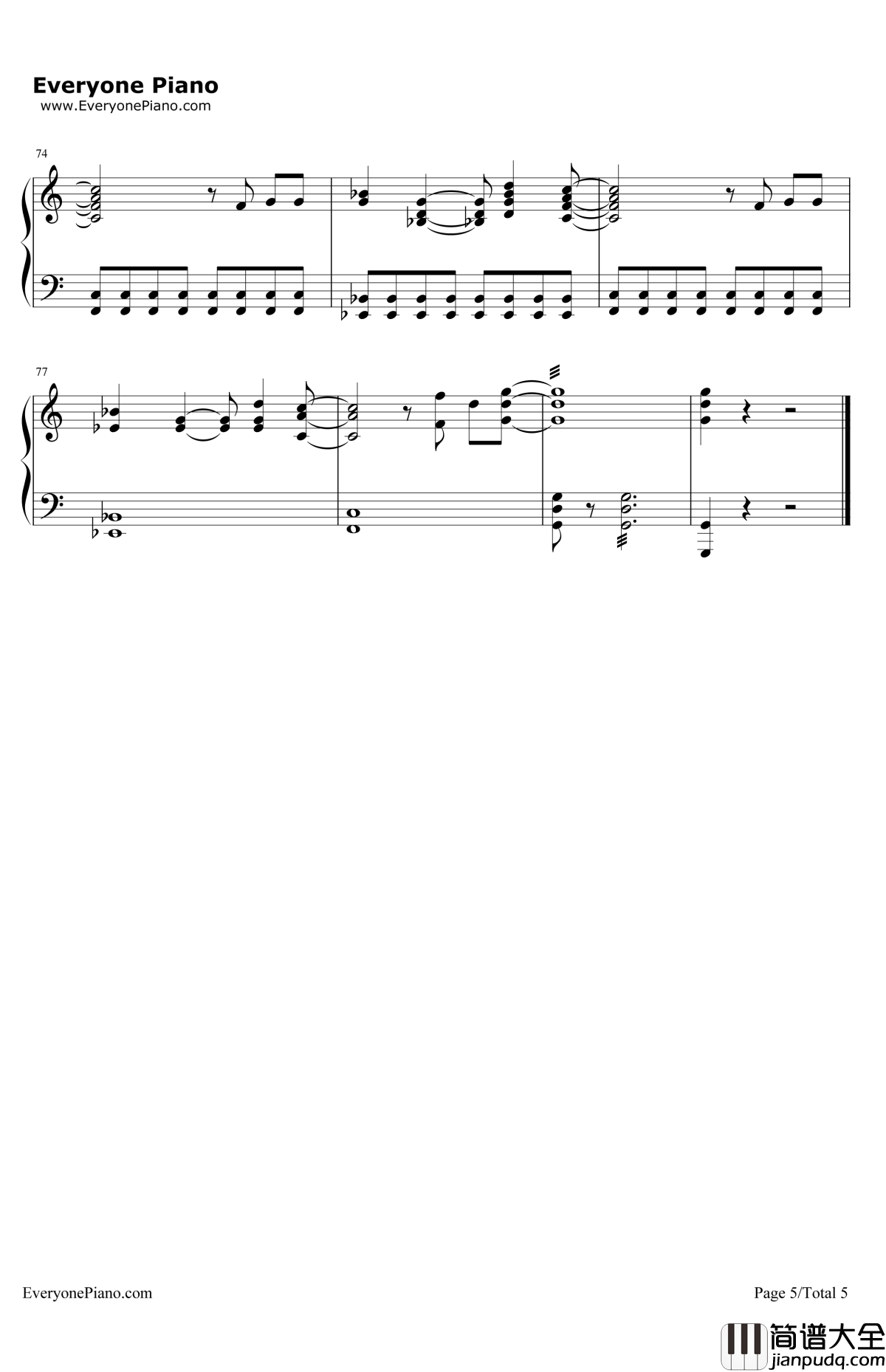 GetBack钢琴谱_DemiLovato