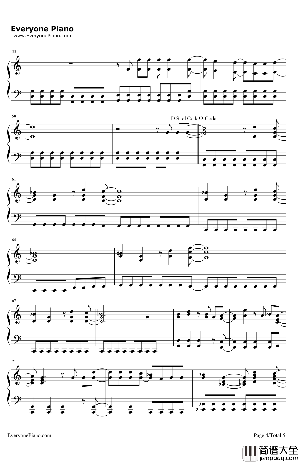 GetBack钢琴谱_DemiLovato