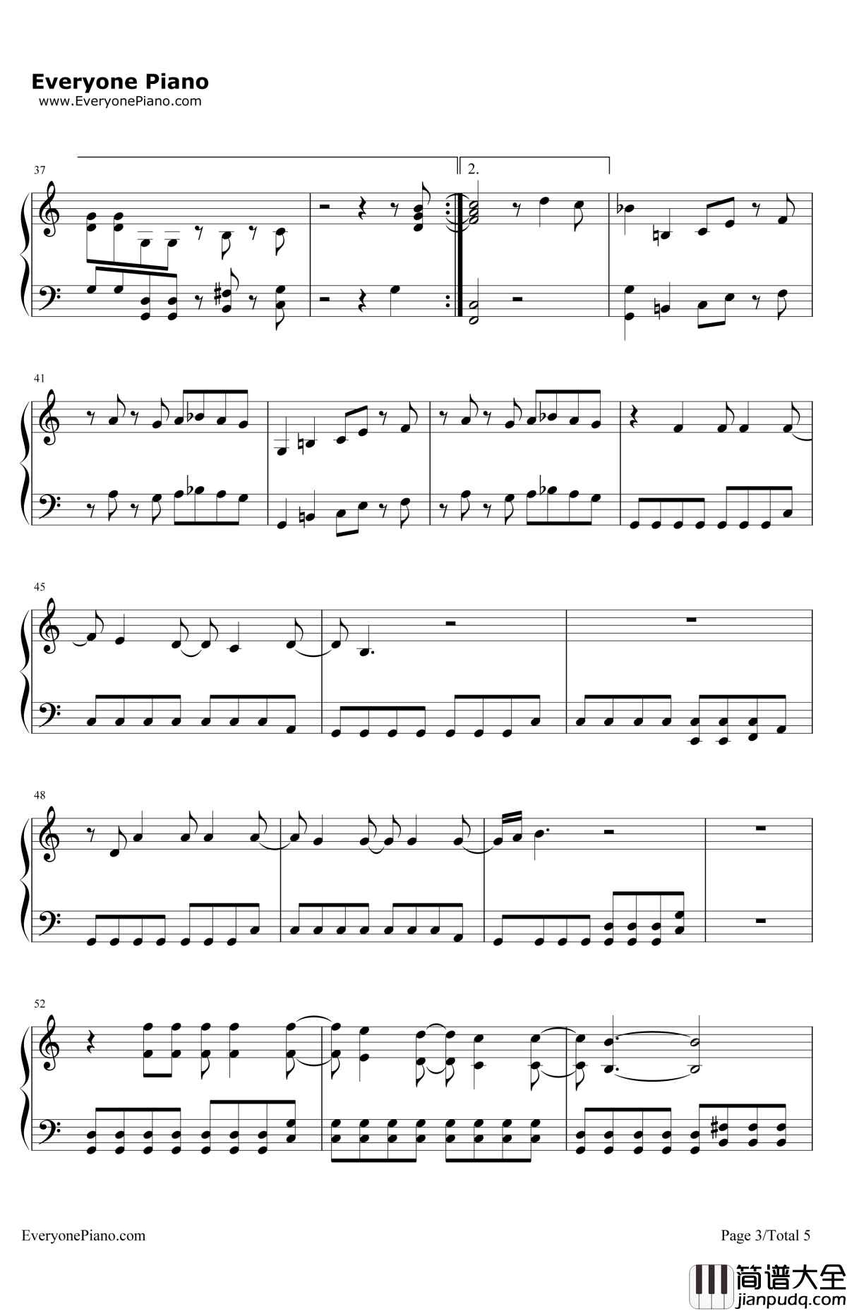 GetBack钢琴谱_DemiLovato