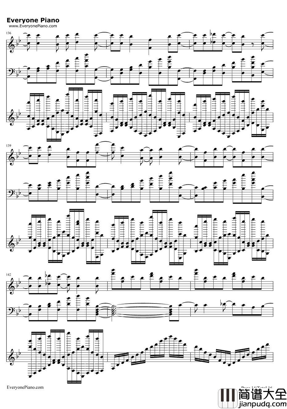 仆らの翼钢琴谱_邻人部_我的朋友很少NEXTED