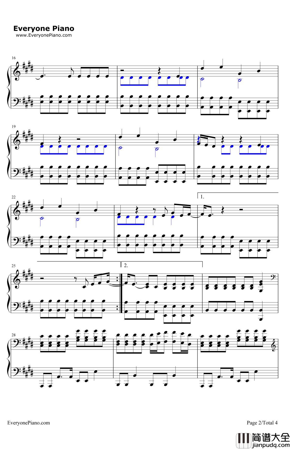 Don'tForget钢琴谱_DemiLovato