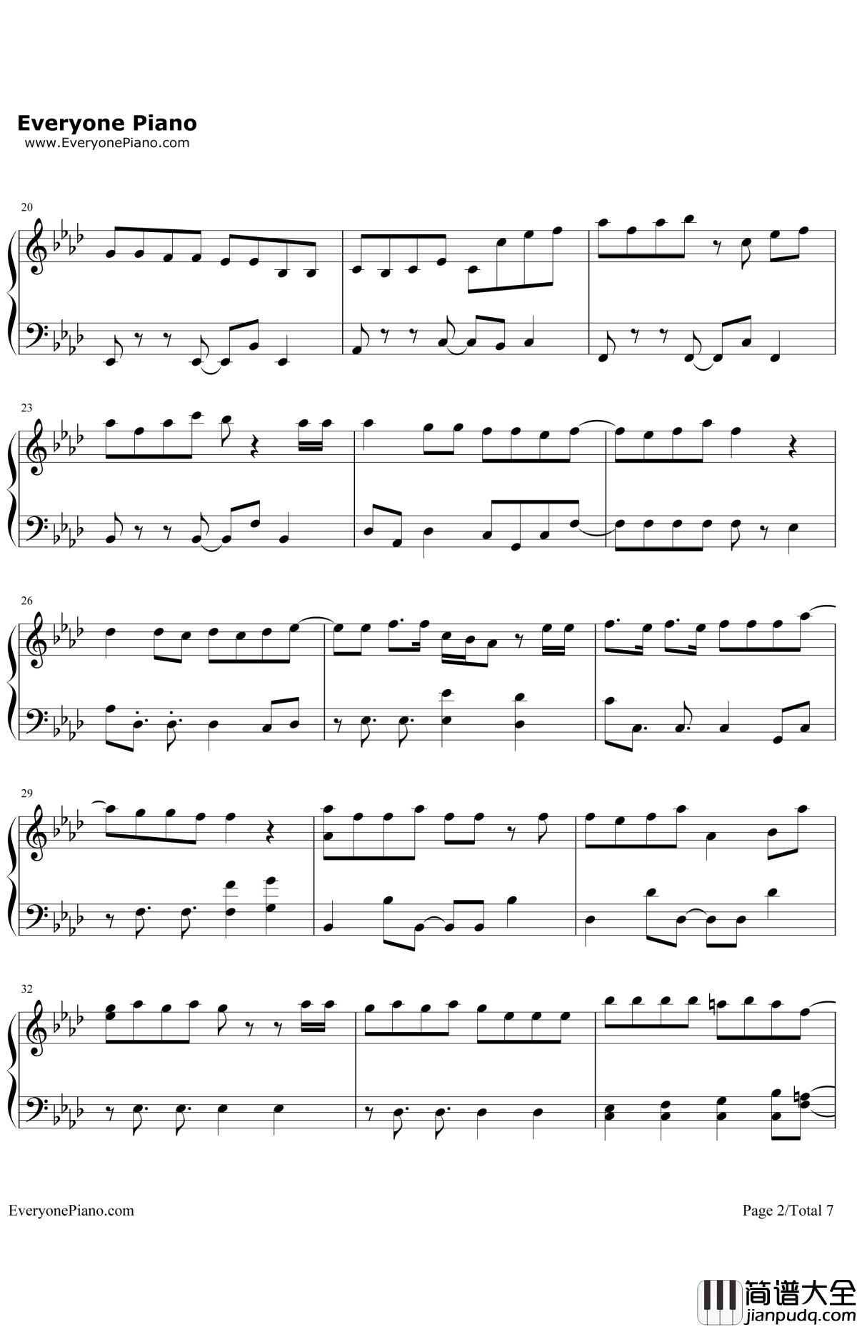 孤独兄弟钢琴谱_乃木坂46