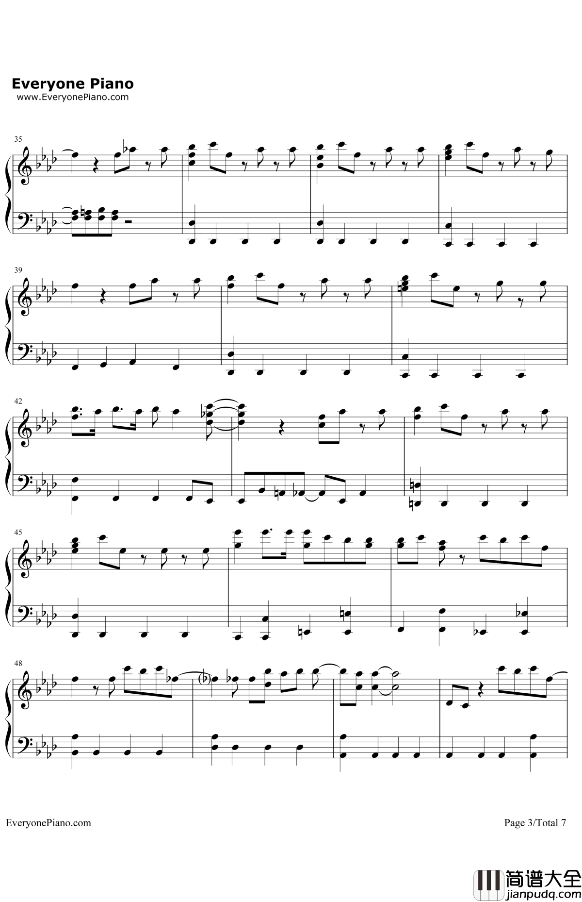 孤独兄弟钢琴谱_乃木坂46