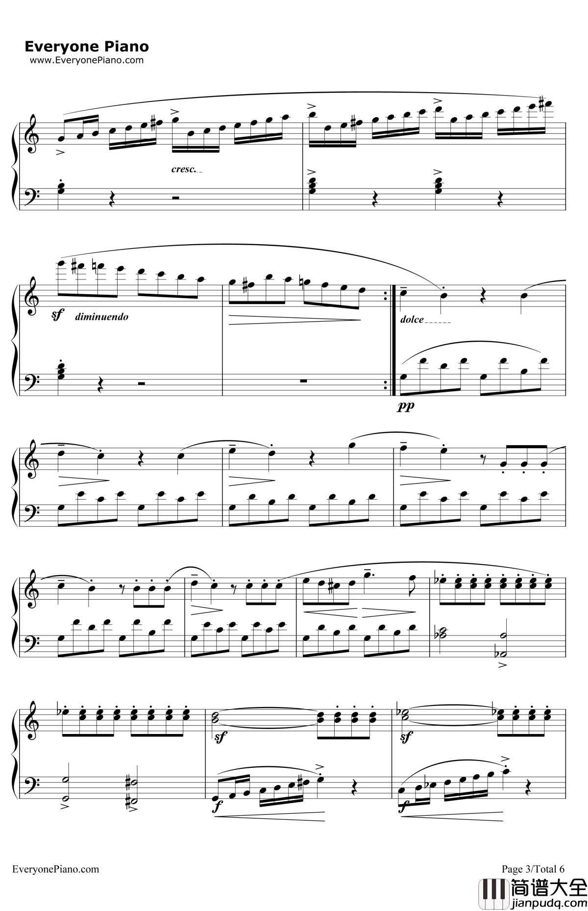 库劳小奏鸣曲OP.20NO.1钢琴谱_库劳