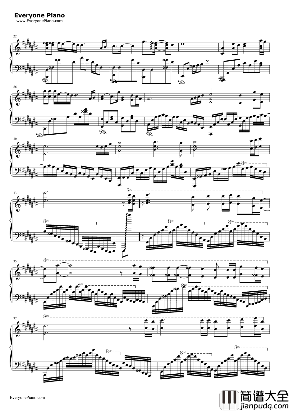 原点钢琴谱_西单女孩_画江湖之不良人ED