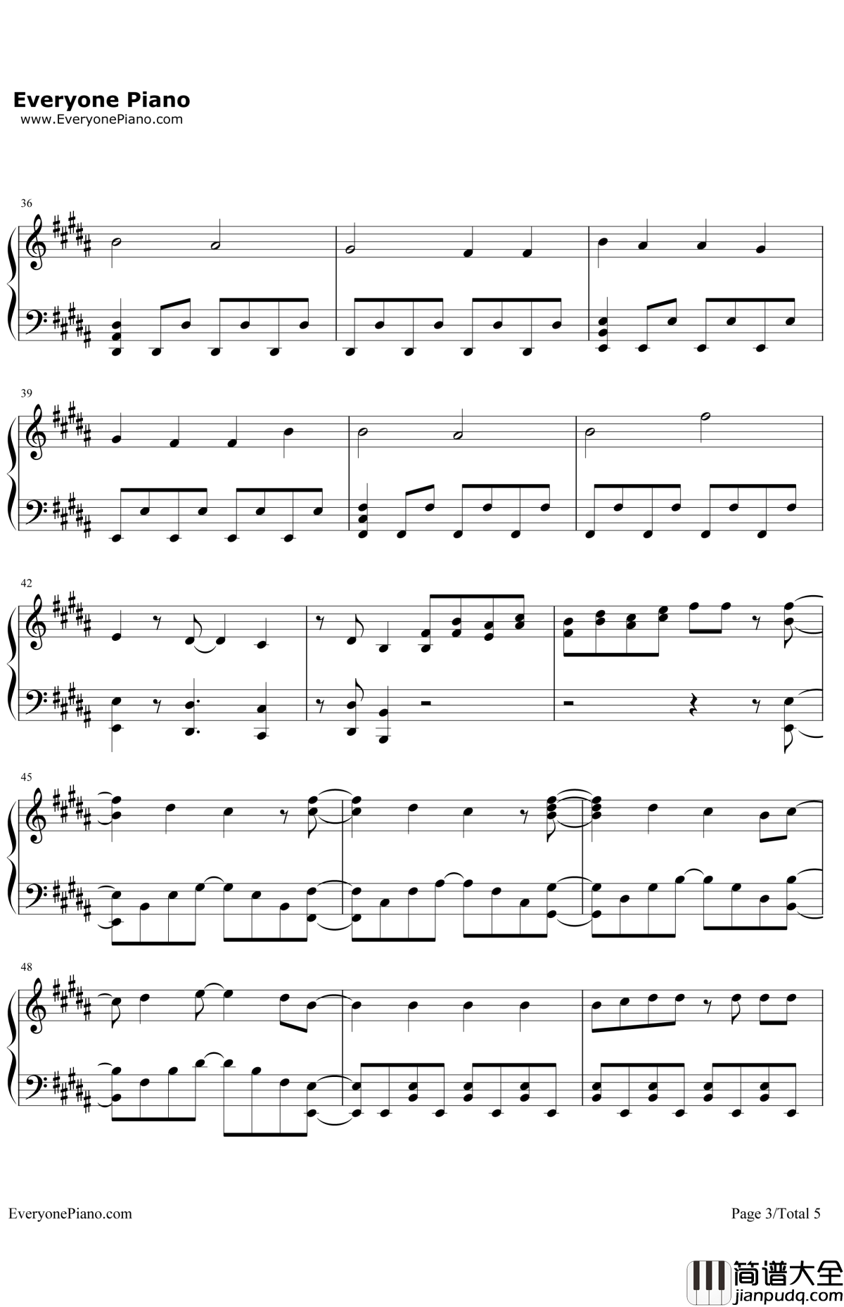 FLYHIGH钢琴谱_BURNOUTSYNDROMES_排球少年第二季OP2