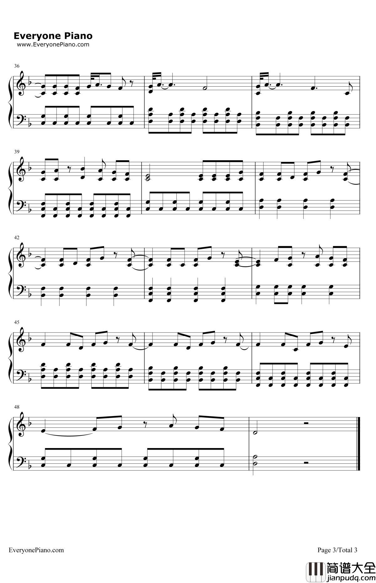 SparksFly钢琴谱_TaylorSwift