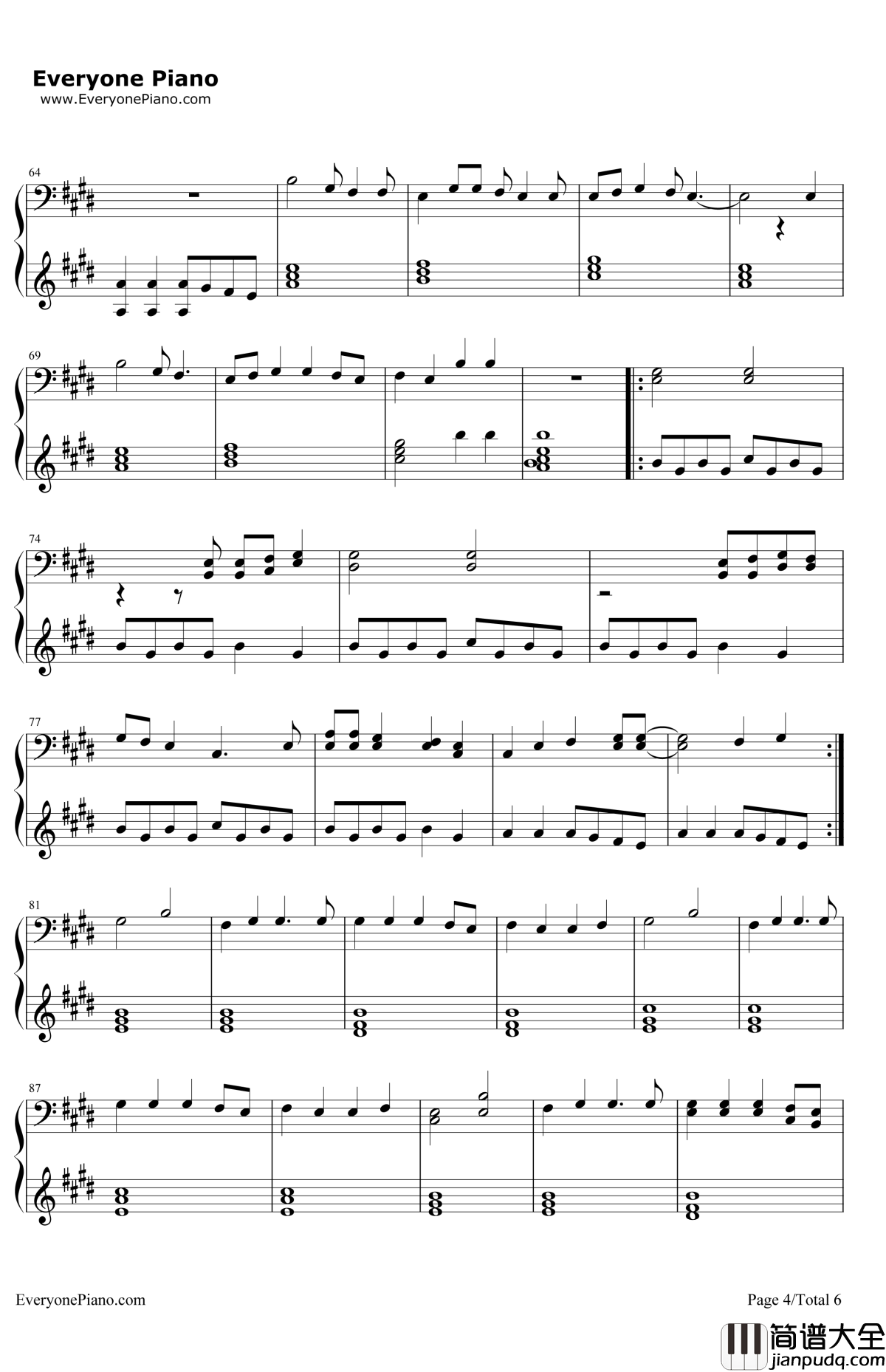 SaveRockandRoll钢琴谱_FallOutBoy