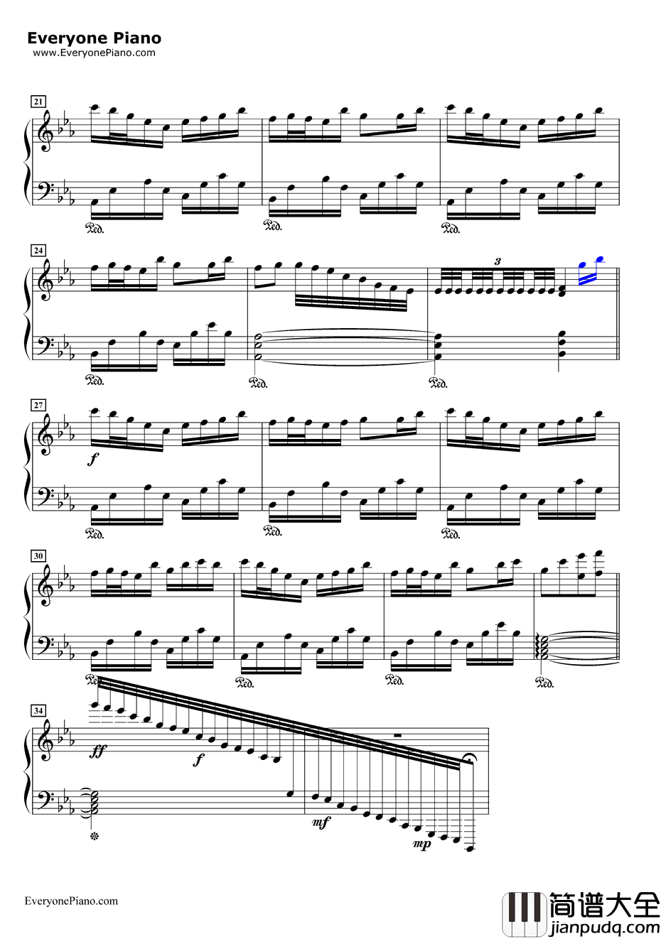 安らかな风に乗る绿の茶叶～甘兎へようこそ☆～钢琴谱_川田瑠夏