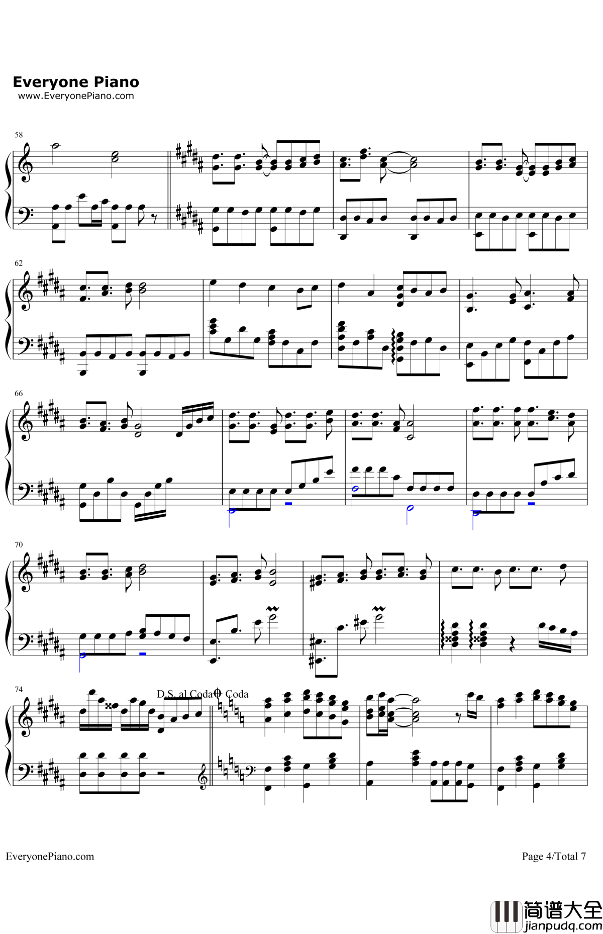 LEVEL5钢琴谱_fripSide_judgelight__科学超电磁炮OP2