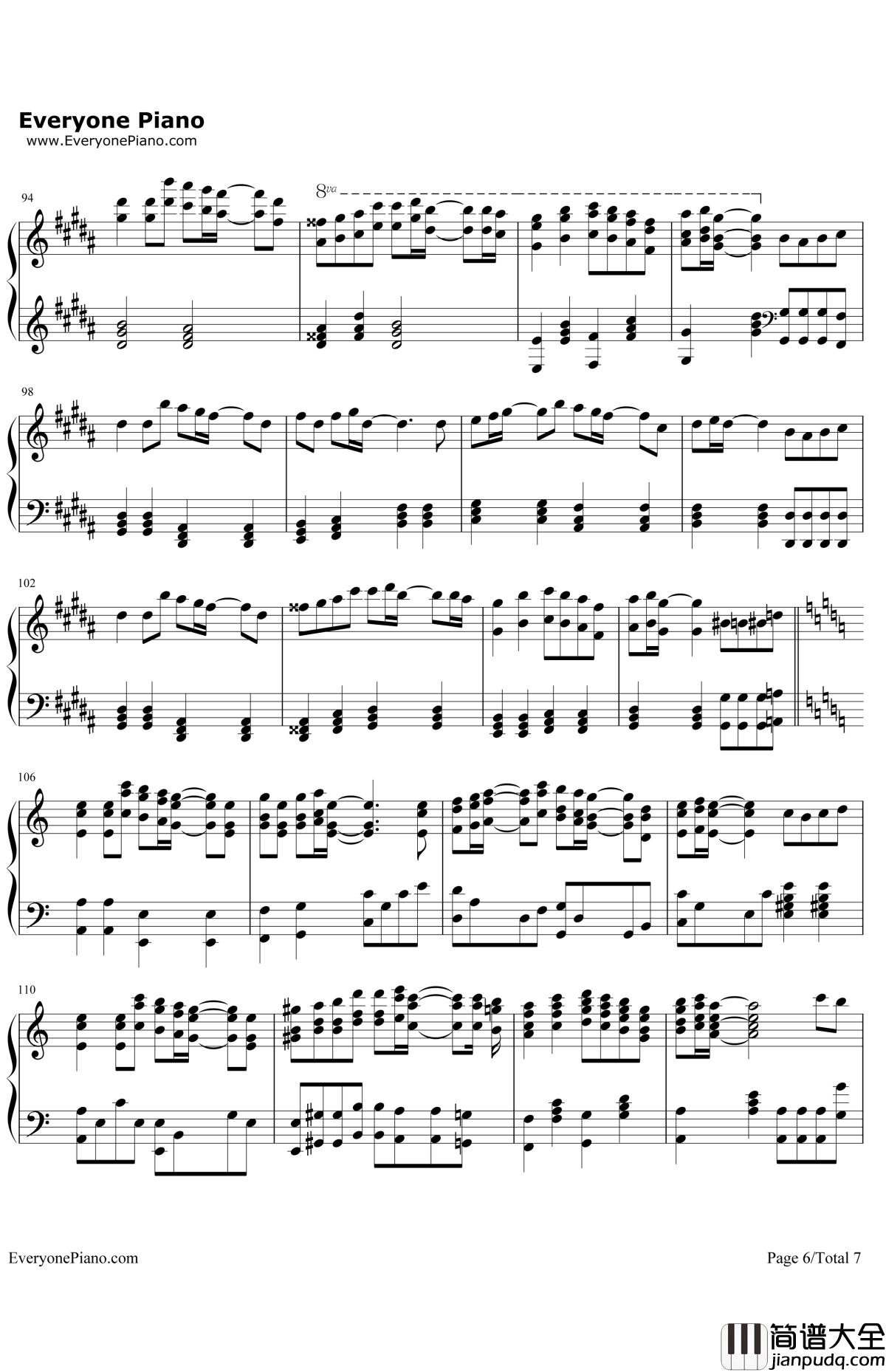 LEVEL5钢琴谱_fripSide_judgelight__科学超电磁炮OP2