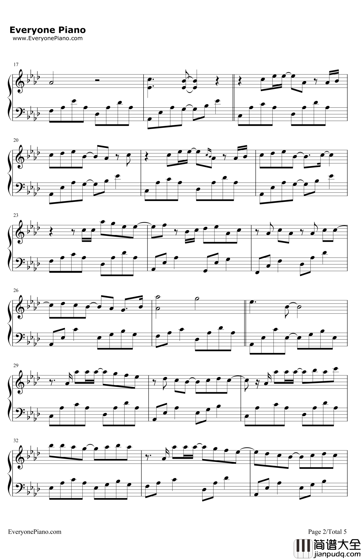 逆时光的浪钢琴谱_Bii毕书尽_爱上哥们插曲