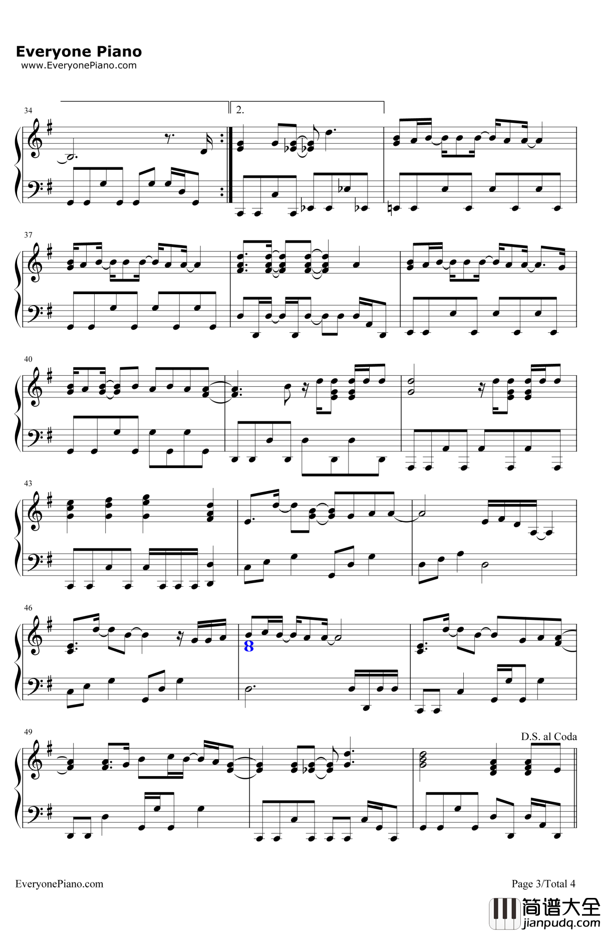 UGotNothin'onMe钢琴谱_DemiLovato