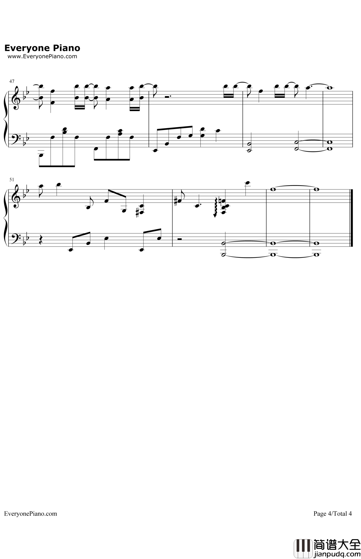 Always钢琴谱_尹美莱윤미래_太阳的后裔OST