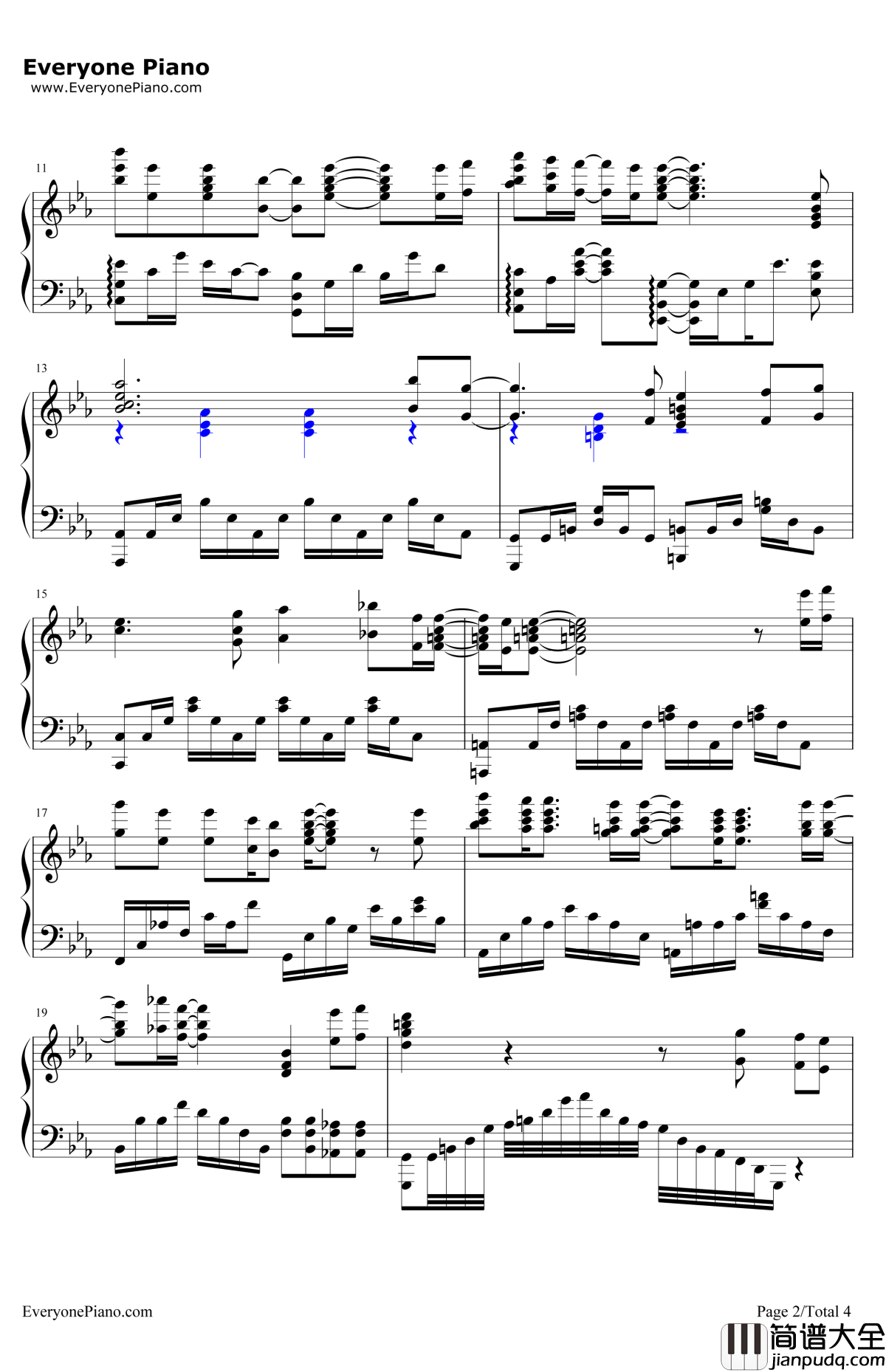 Harvest钢琴谱_(K)NoW_NAME_灰与幻想的格林姆迦尔ED