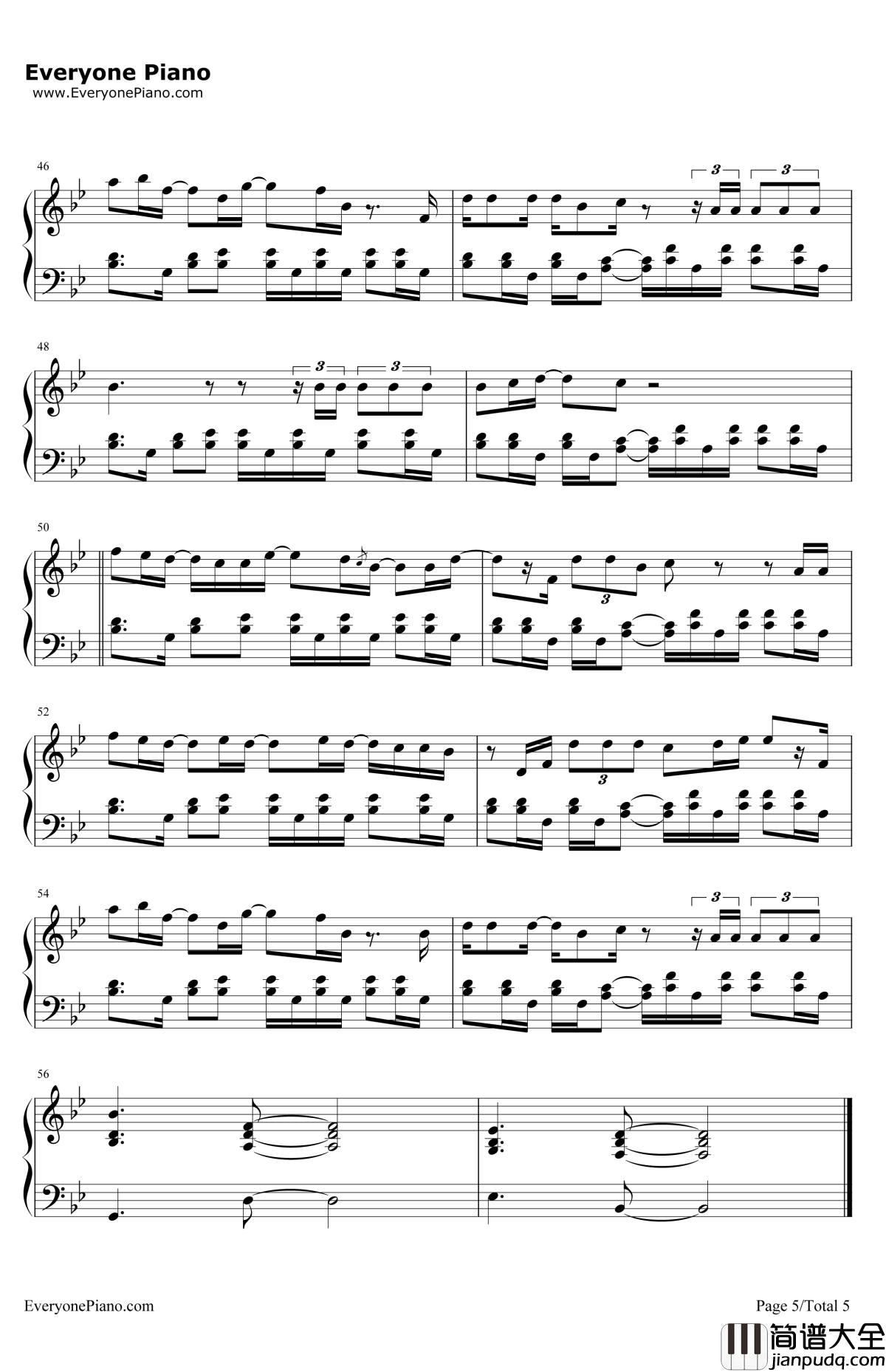 TheWeight钢琴谱_ShawnMendes