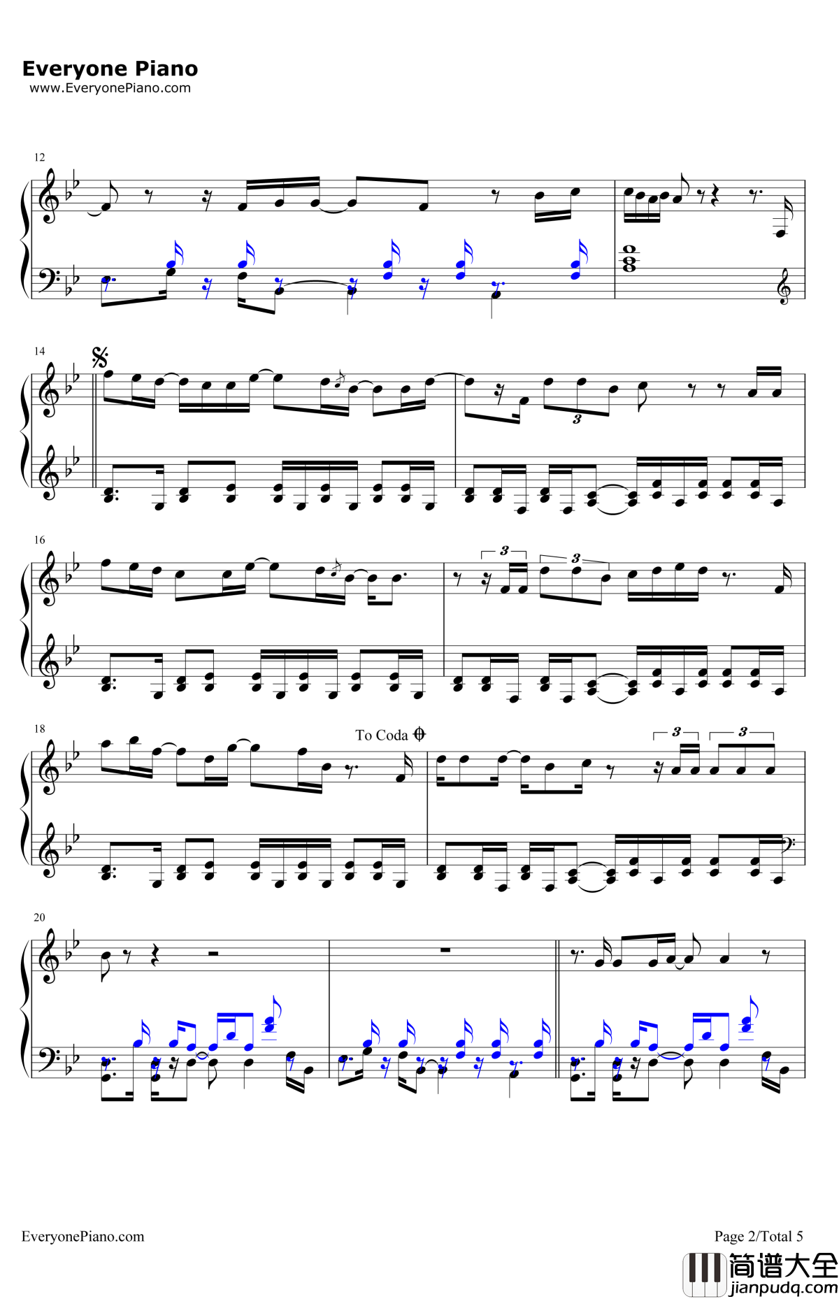 TheWeight钢琴谱_ShawnMendes