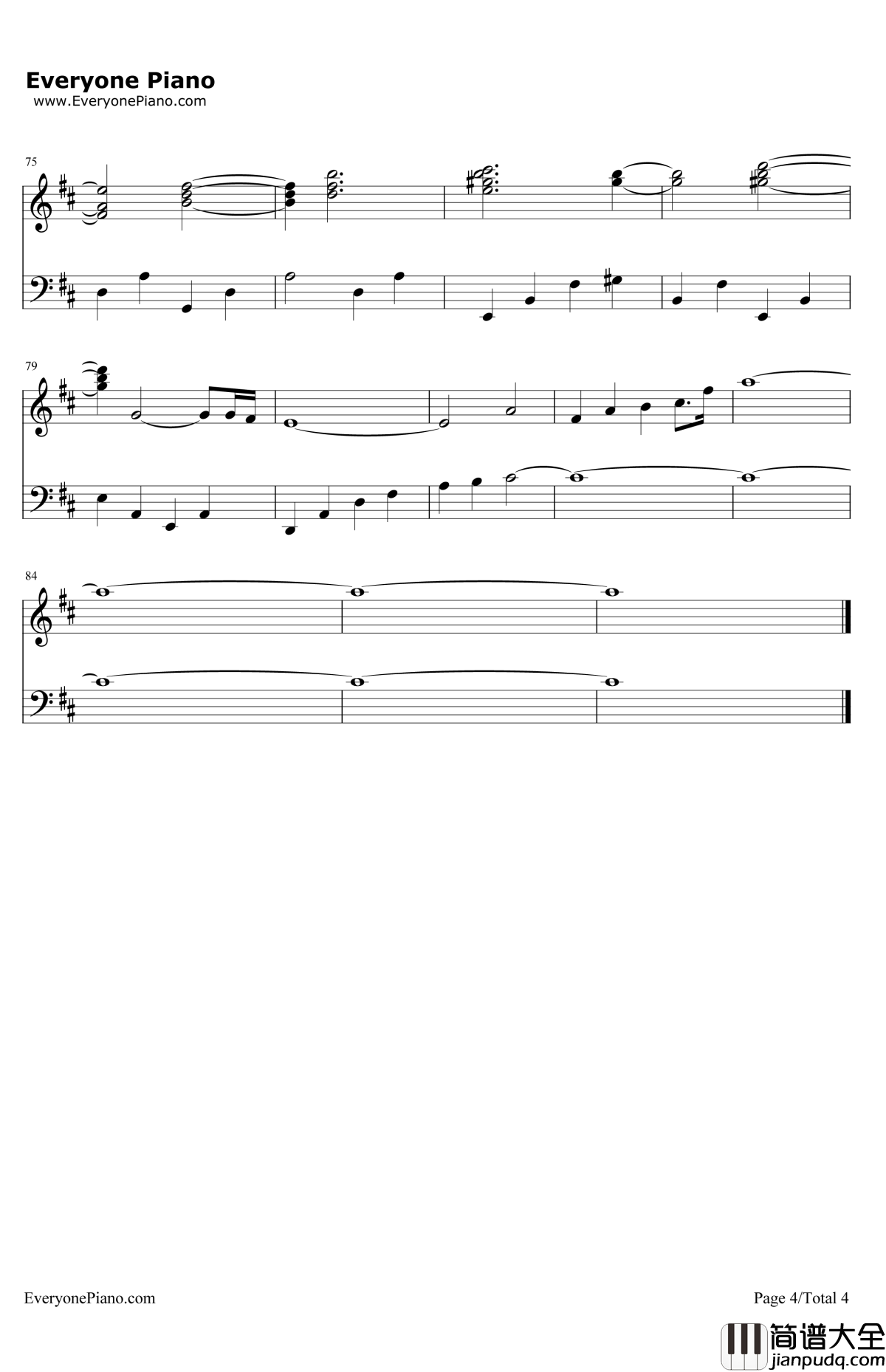 Reminiscence钢琴谱_岩崎琢_闪灵二人组原声音乐