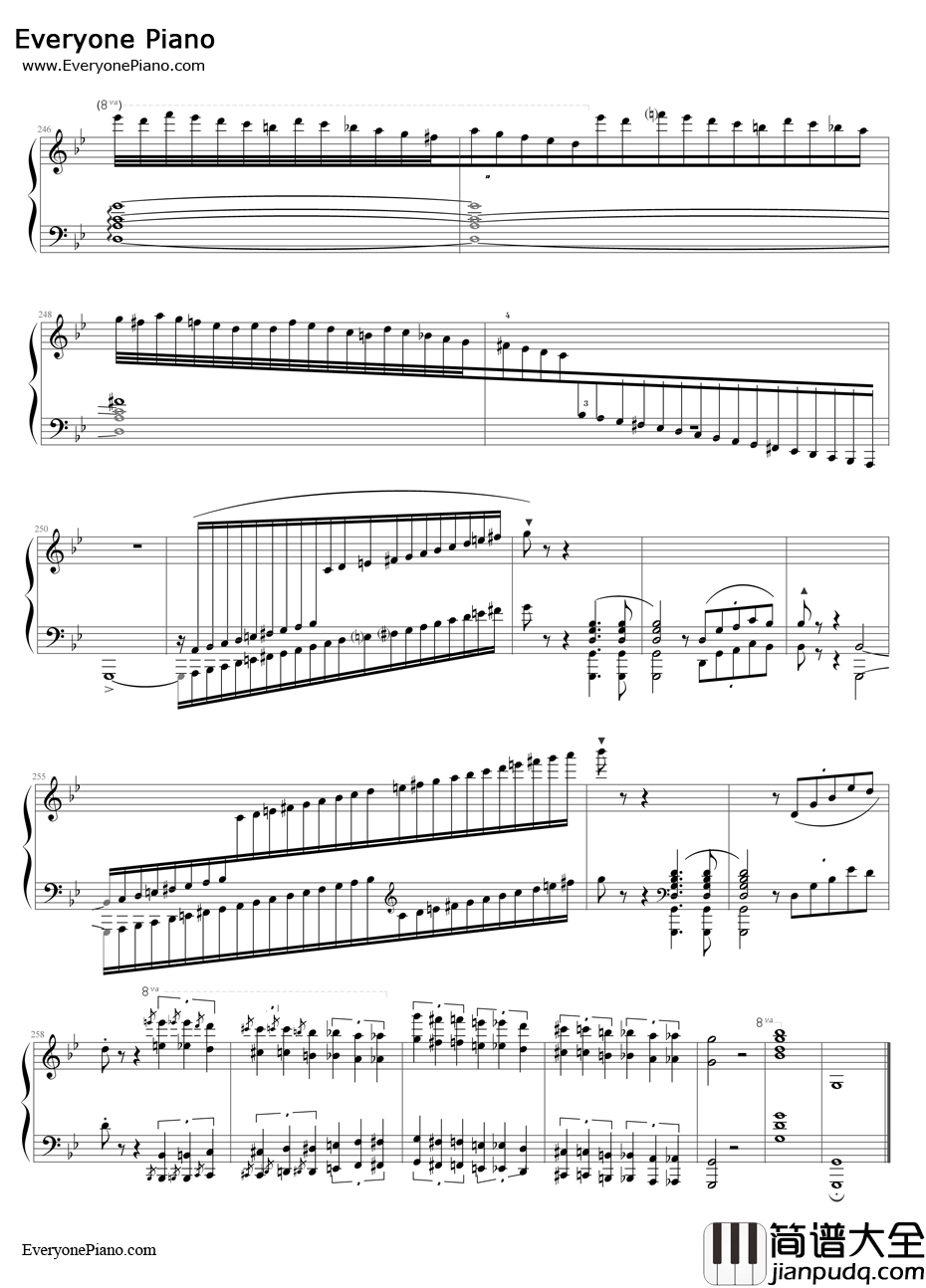 G小调第一叙事曲钢琴谱_肖邦