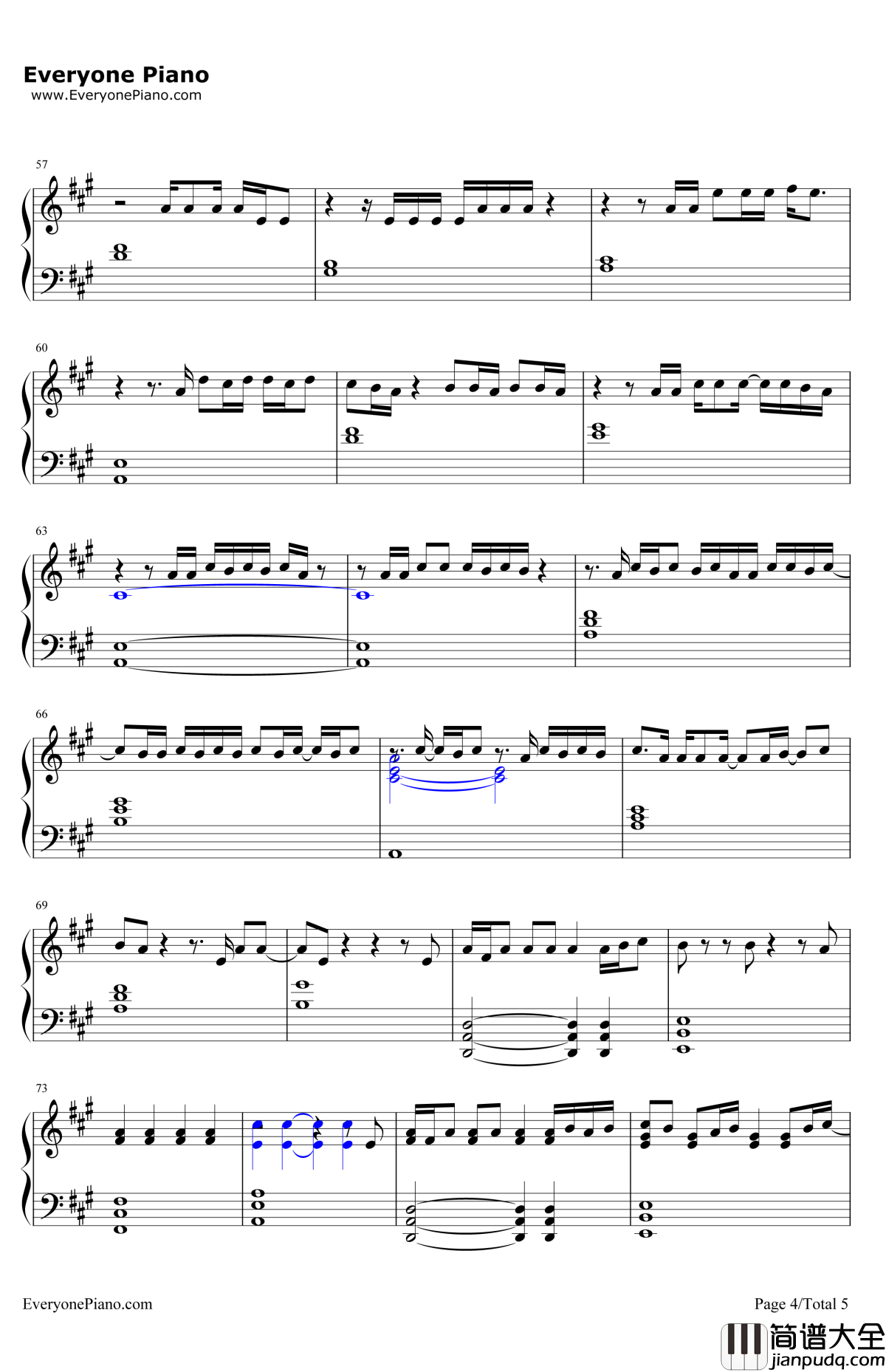 WakeMeUp钢琴谱_EdSheeran