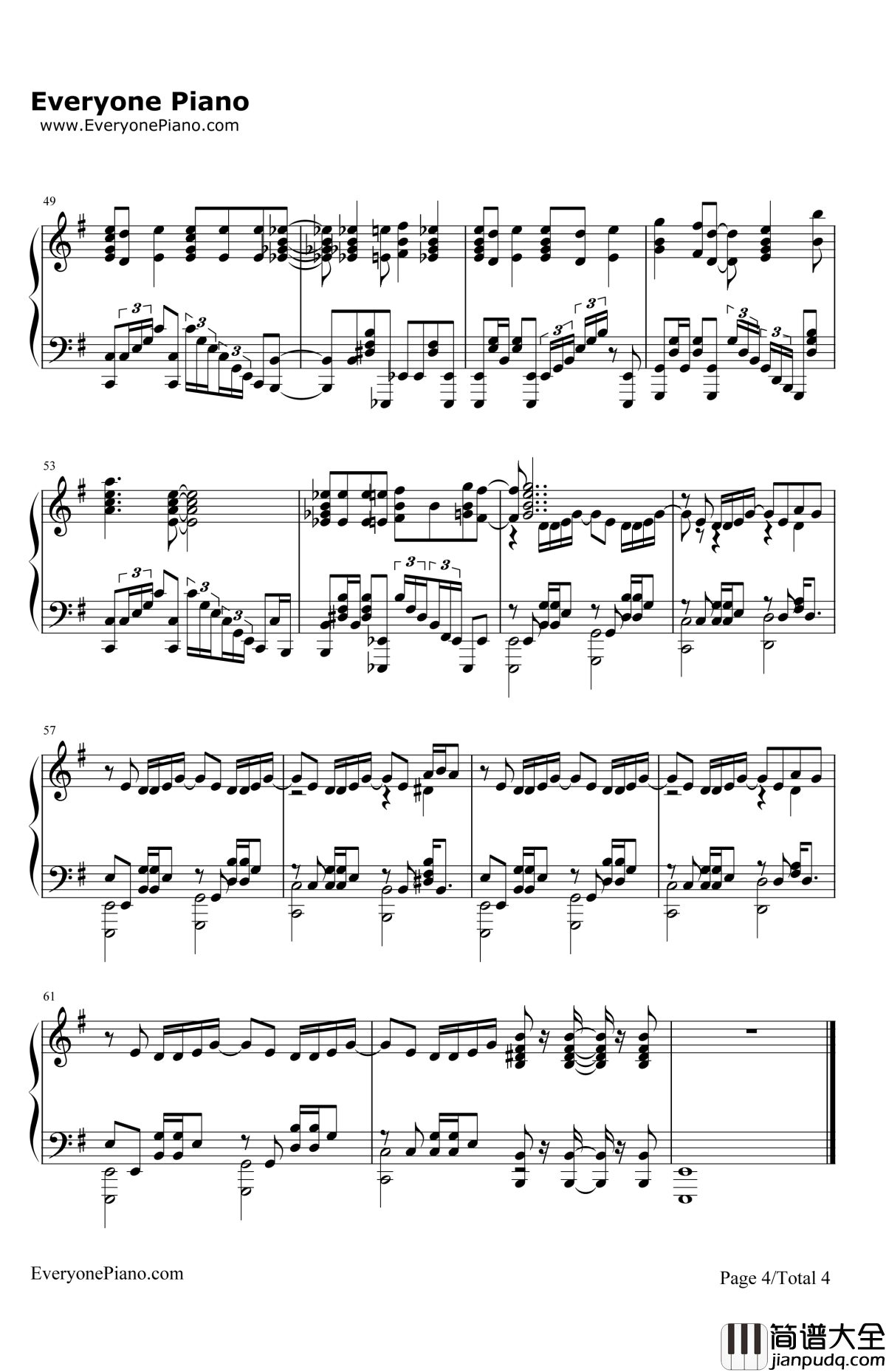 夜は眠れるかい钢琴谱_flumpool_亚人OP